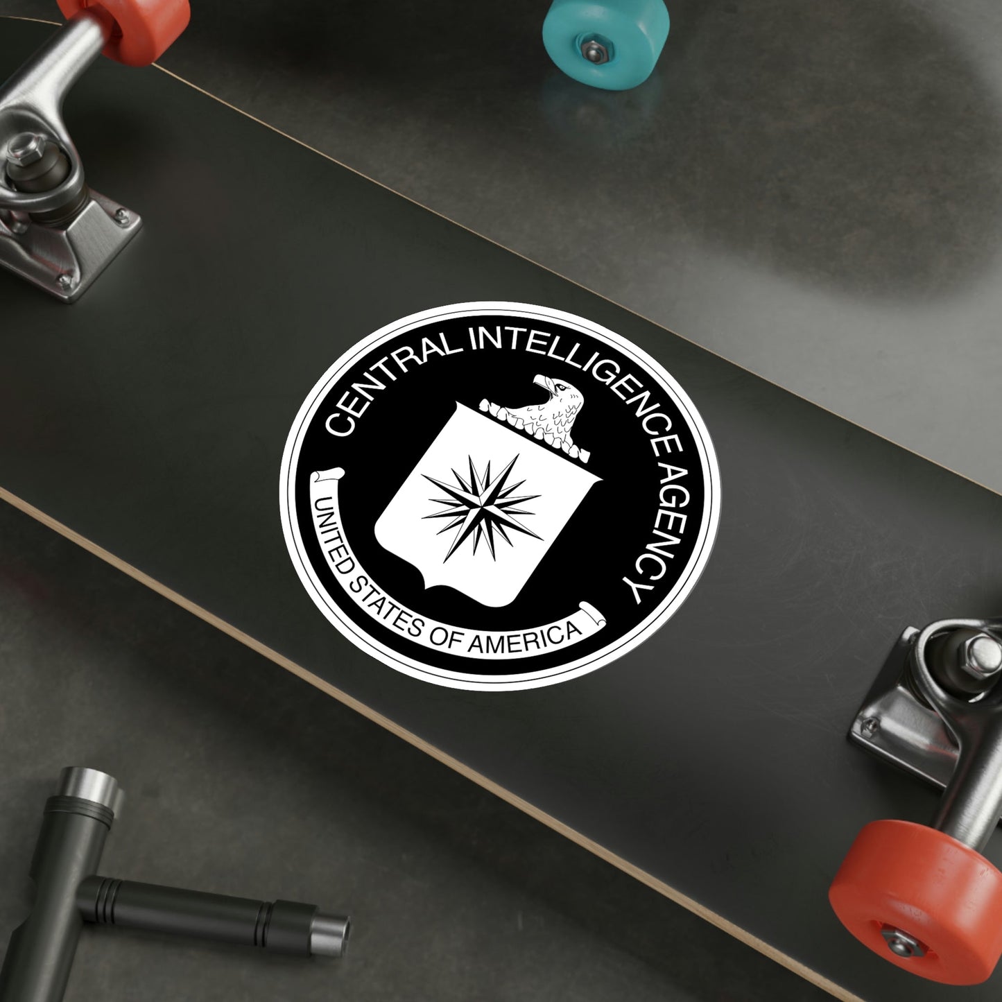 Central Intelligence Agency CIA BW STICKER Vinyl Die-Cut Decal-The Sticker Space