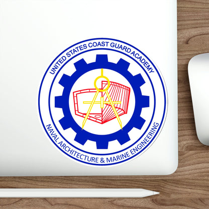 CG Naval Architecture & Marine Eng (U.S. Coast Guard) STICKER Vinyl Die-Cut Decal-The Sticker Space