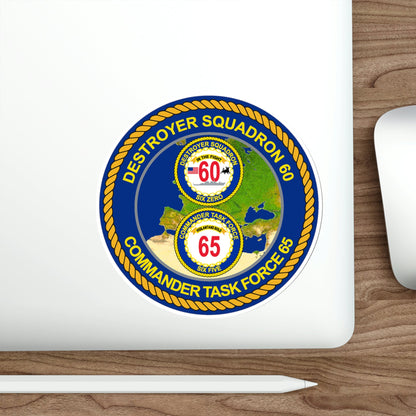 CGLO DESRON 60 CTF 65 Destroyer Squadron 60 and Command Task Force 65 Rota Spain (U.S. Navy) STICKER Vinyl Die-Cut Decal-The Sticker Space