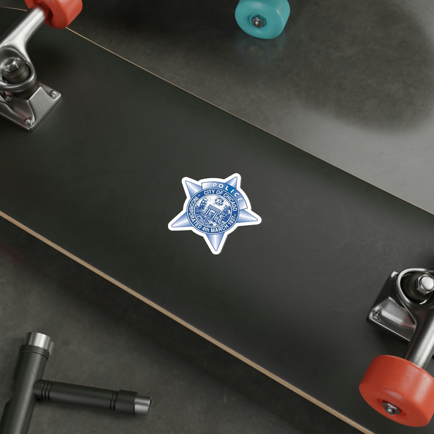 Chicago Police STICKER Vinyl Die-Cut Decal-The Sticker Space