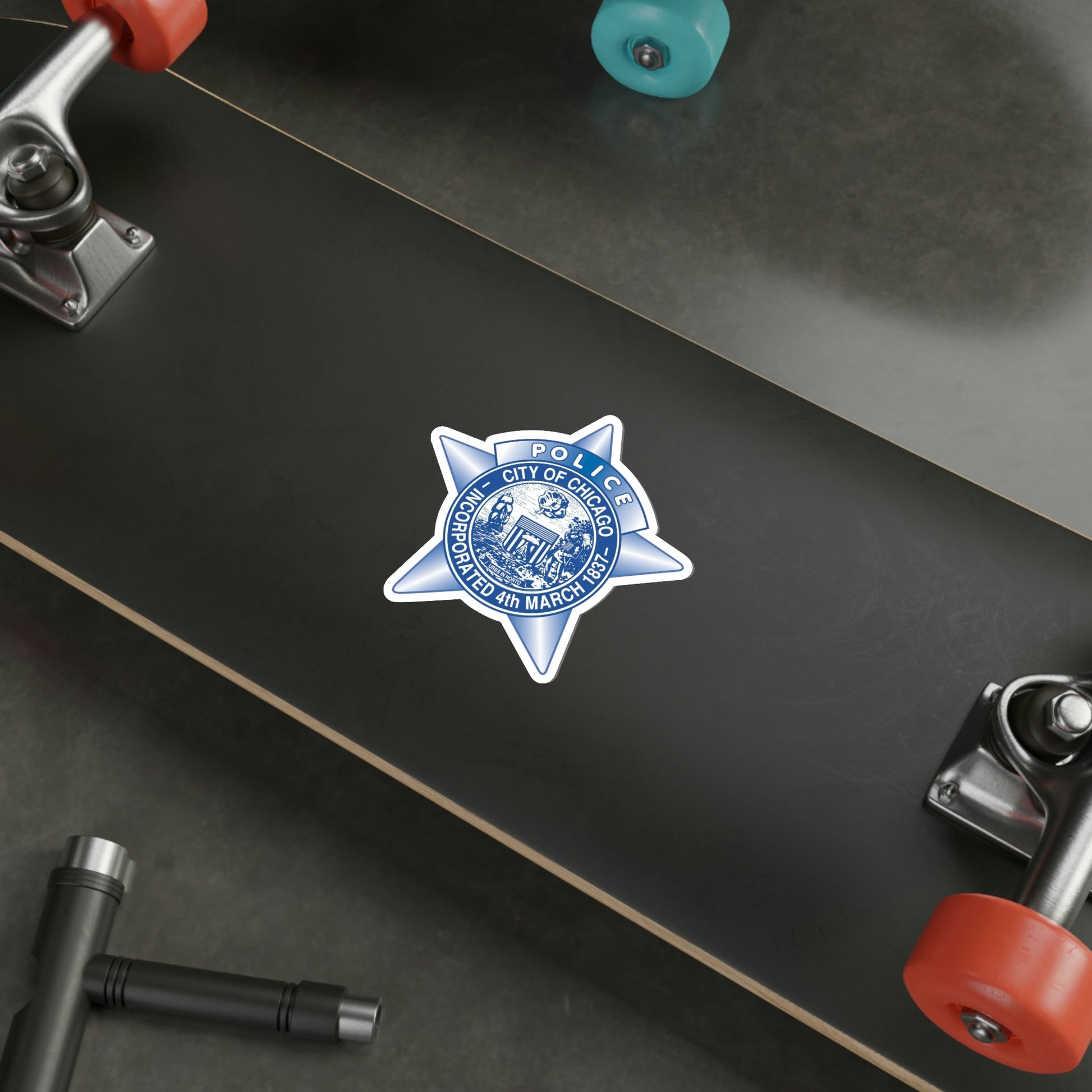 Chicago Police STICKER Vinyl Die-Cut Decal-The Sticker Space