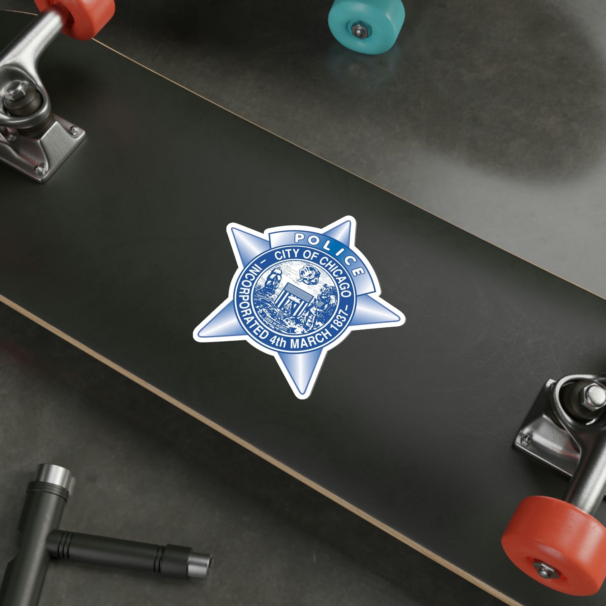 Chicago Police STICKER Vinyl Die-Cut Decal-The Sticker Space