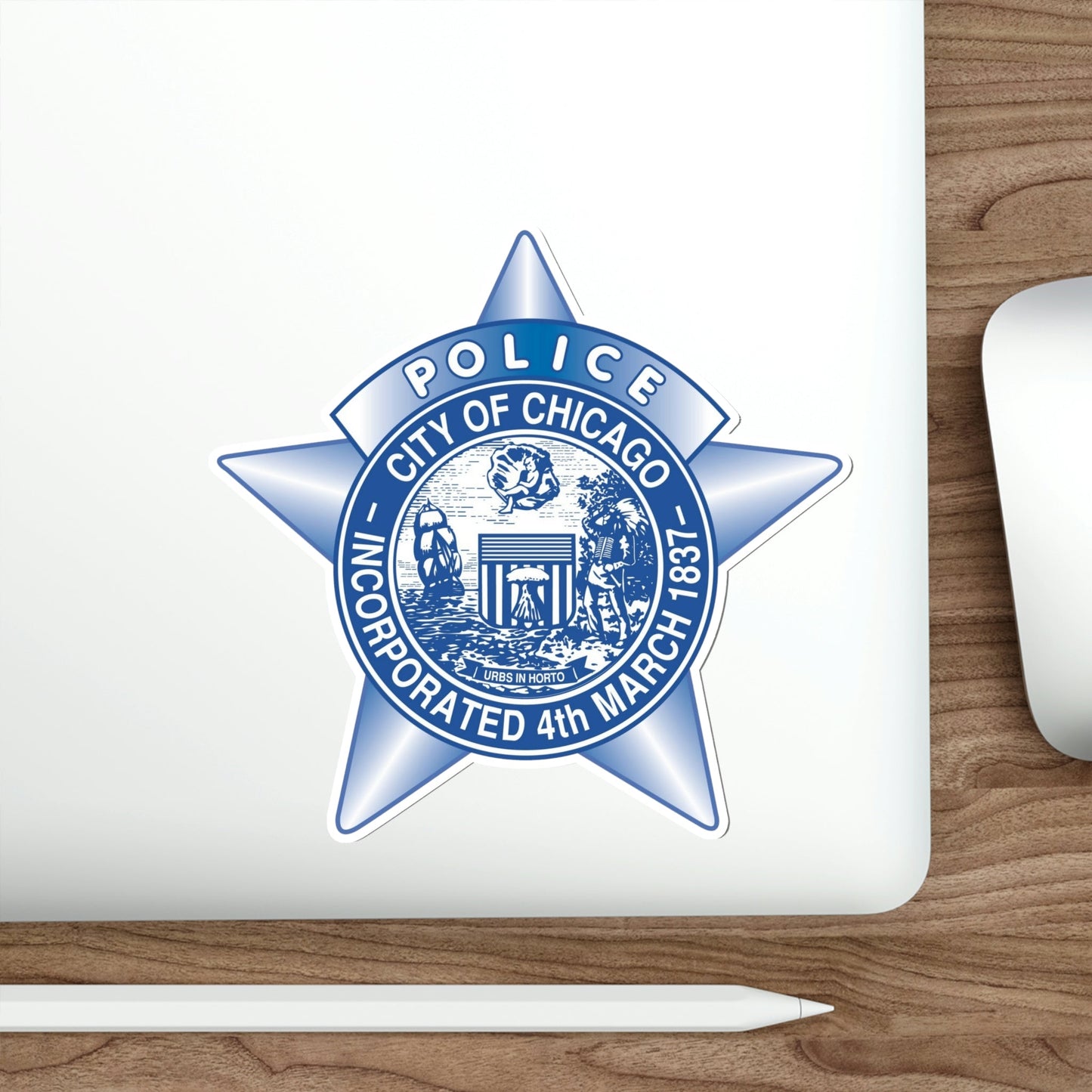 Chicago Police STICKER Vinyl Die-Cut Decal-The Sticker Space