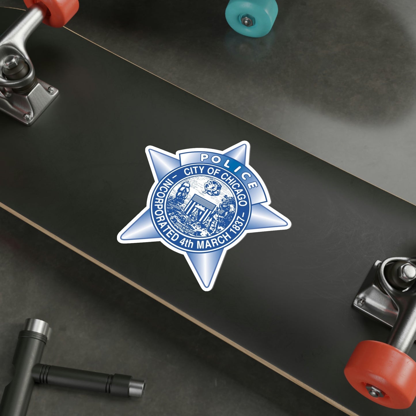 Chicago Police STICKER Vinyl Die-Cut Decal-The Sticker Space