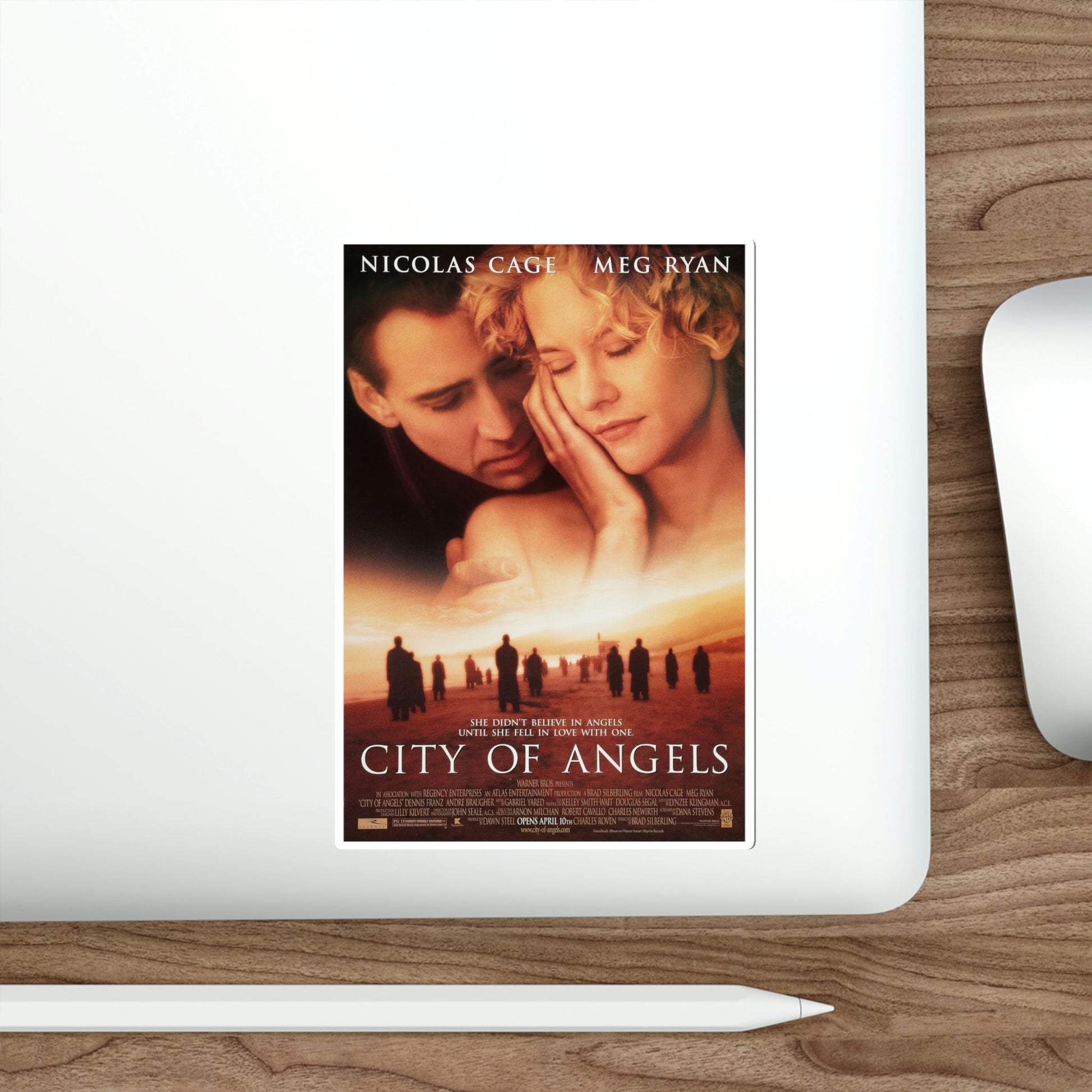 City of Angels 1998 Movie Poster STICKER Vinyl Die-Cut Decal-The Sticker Space