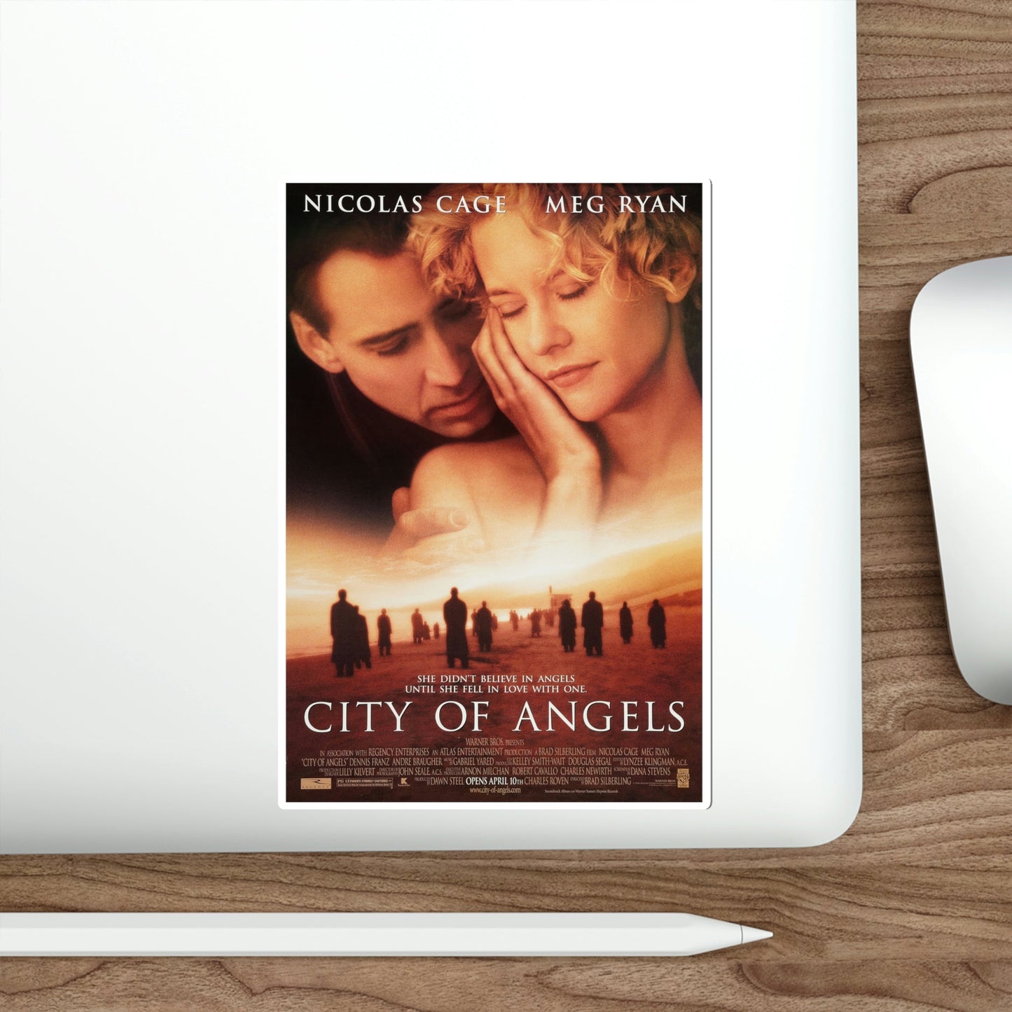 City of Angels 1998 Movie Poster STICKER Vinyl Die-Cut Decal-The Sticker Space