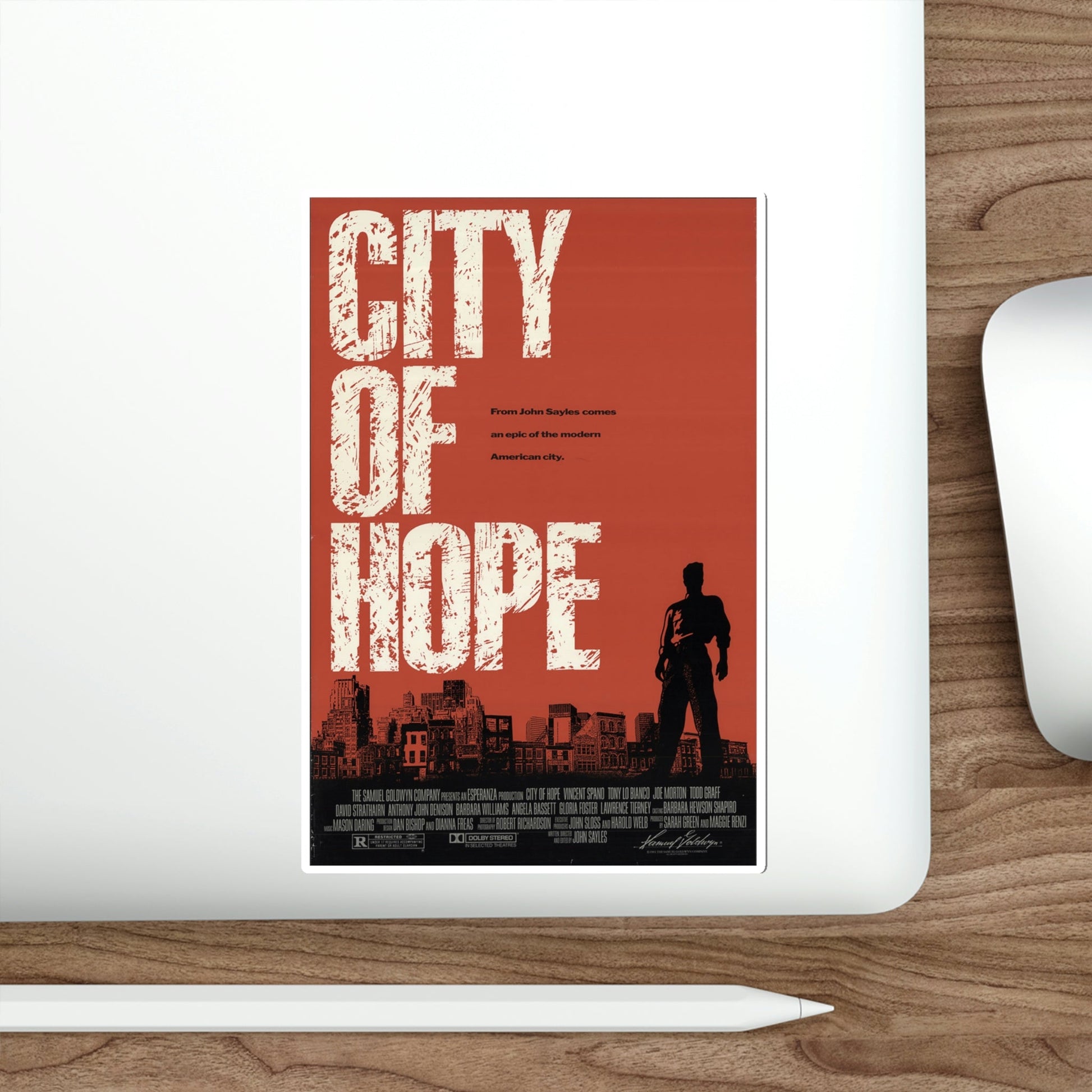 City of Hope 1991 Movie Poster STICKER Vinyl Die-Cut Decal-The Sticker Space