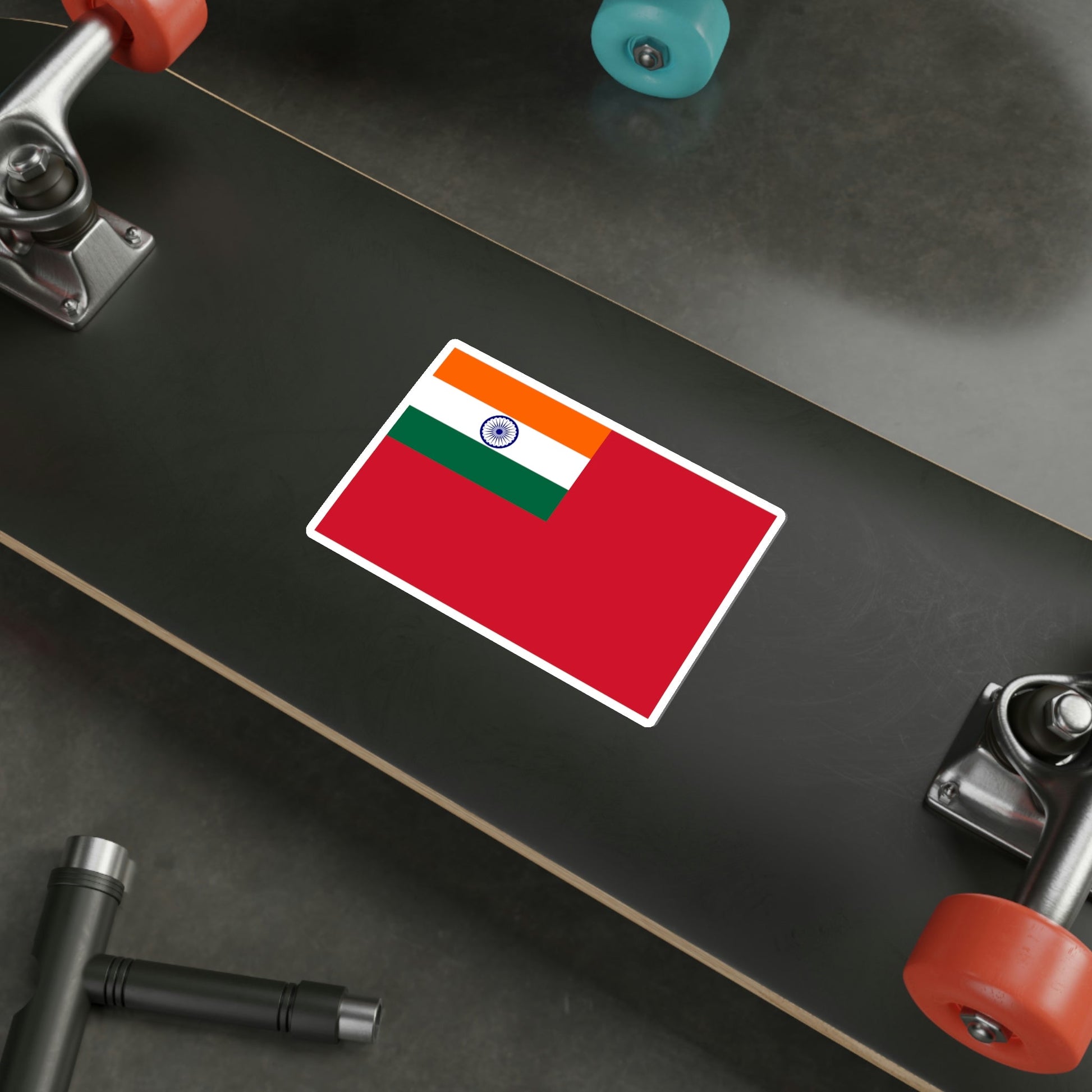 Civil Ensign of India (India) STICKER Vinyl Die-Cut Decal-The Sticker Space