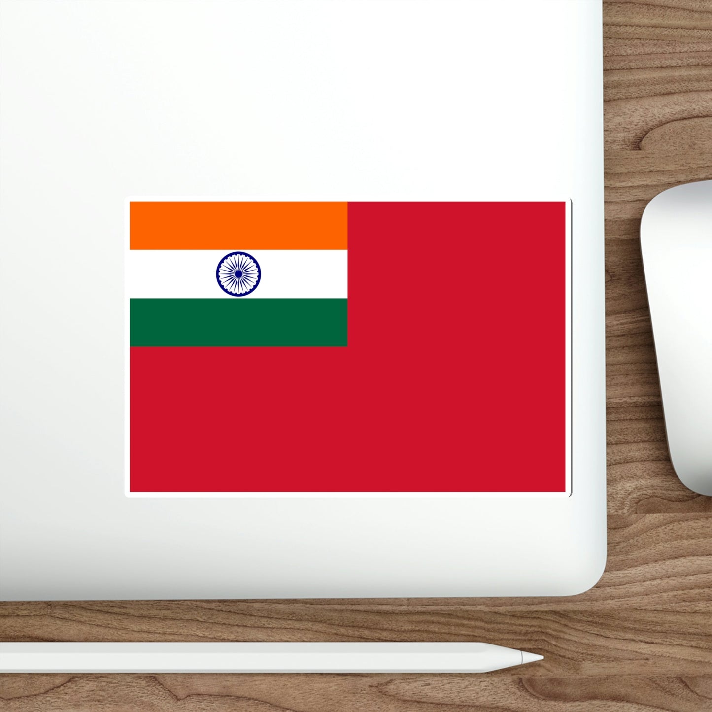 Civil Ensign of India (India) STICKER Vinyl Die-Cut Decal-The Sticker Space