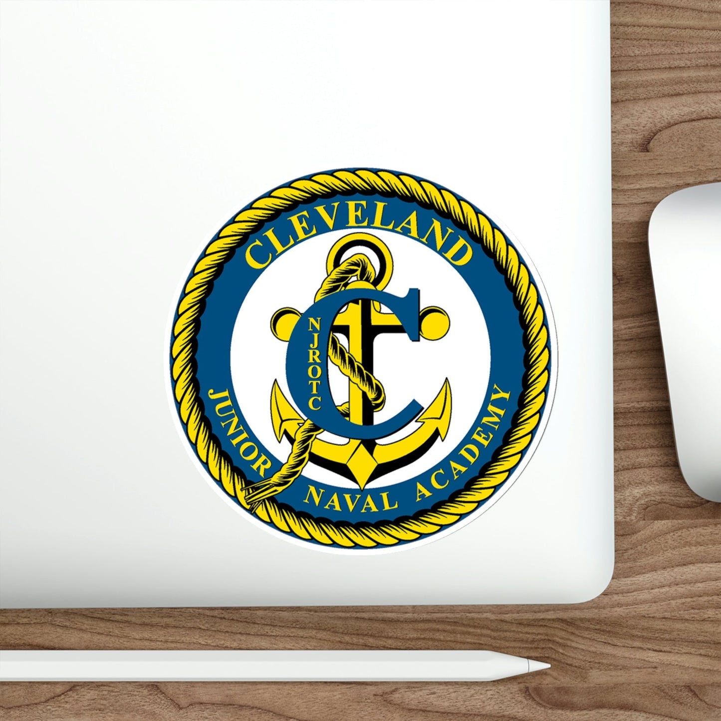 Cleveland Junior Naval Academy Destroyer Squadron 60 and Command Task Force 65 Rota Spain (U.S. Navy) STICKER Vinyl Die-Cut Decal-The Sticker Space