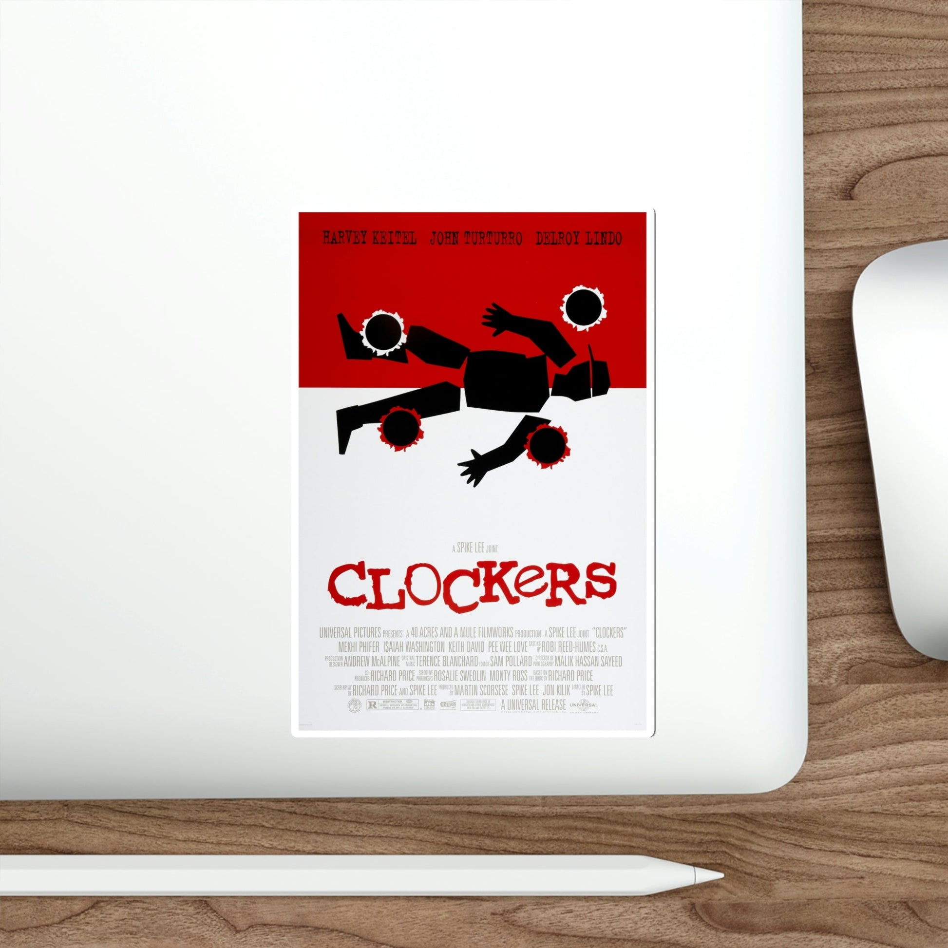 Clockers 1995 Movie Poster STICKER Vinyl Die-Cut Decal-The Sticker Space