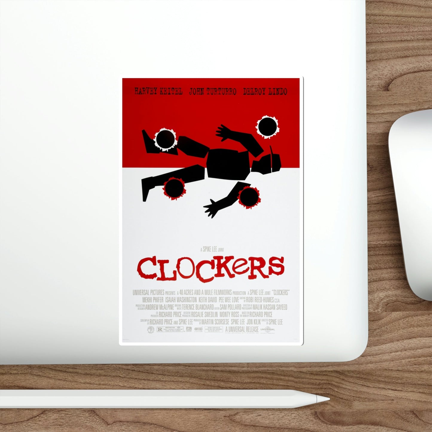 Clockers 1995 Movie Poster STICKER Vinyl Die-Cut Decal-The Sticker Space