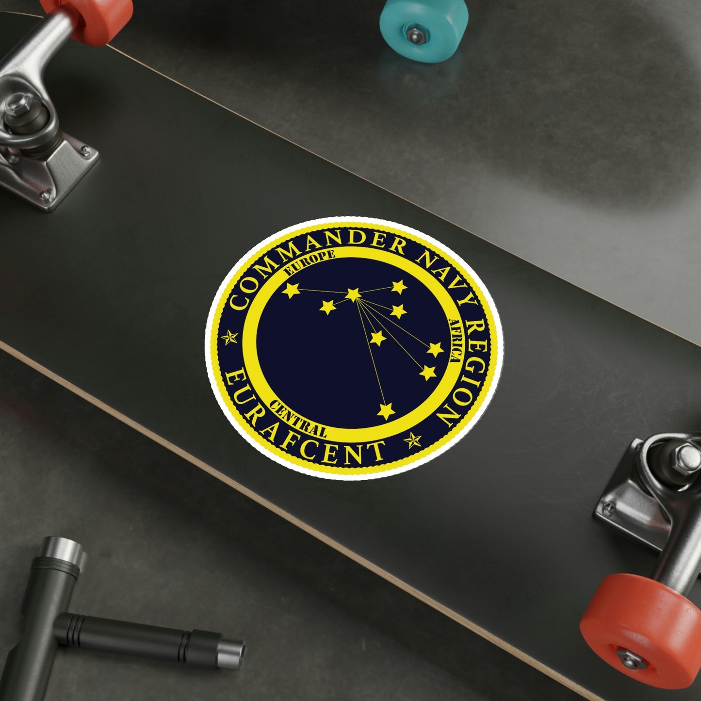 CNR EURAFCENT Commander Navy Region Europe Africa Central (U.S. Navy) STICKER Vinyl Die-Cut Decal-The Sticker Space
