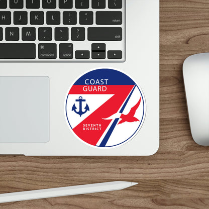 Coast Guard Seventh District (U.S. Coast Guard) STICKER Vinyl Die-Cut Decal-The Sticker Space