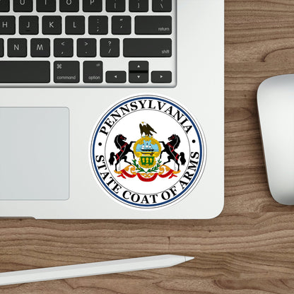 Coat of arms of Pennsylvania STICKER Vinyl Die-Cut Decal-The Sticker Space