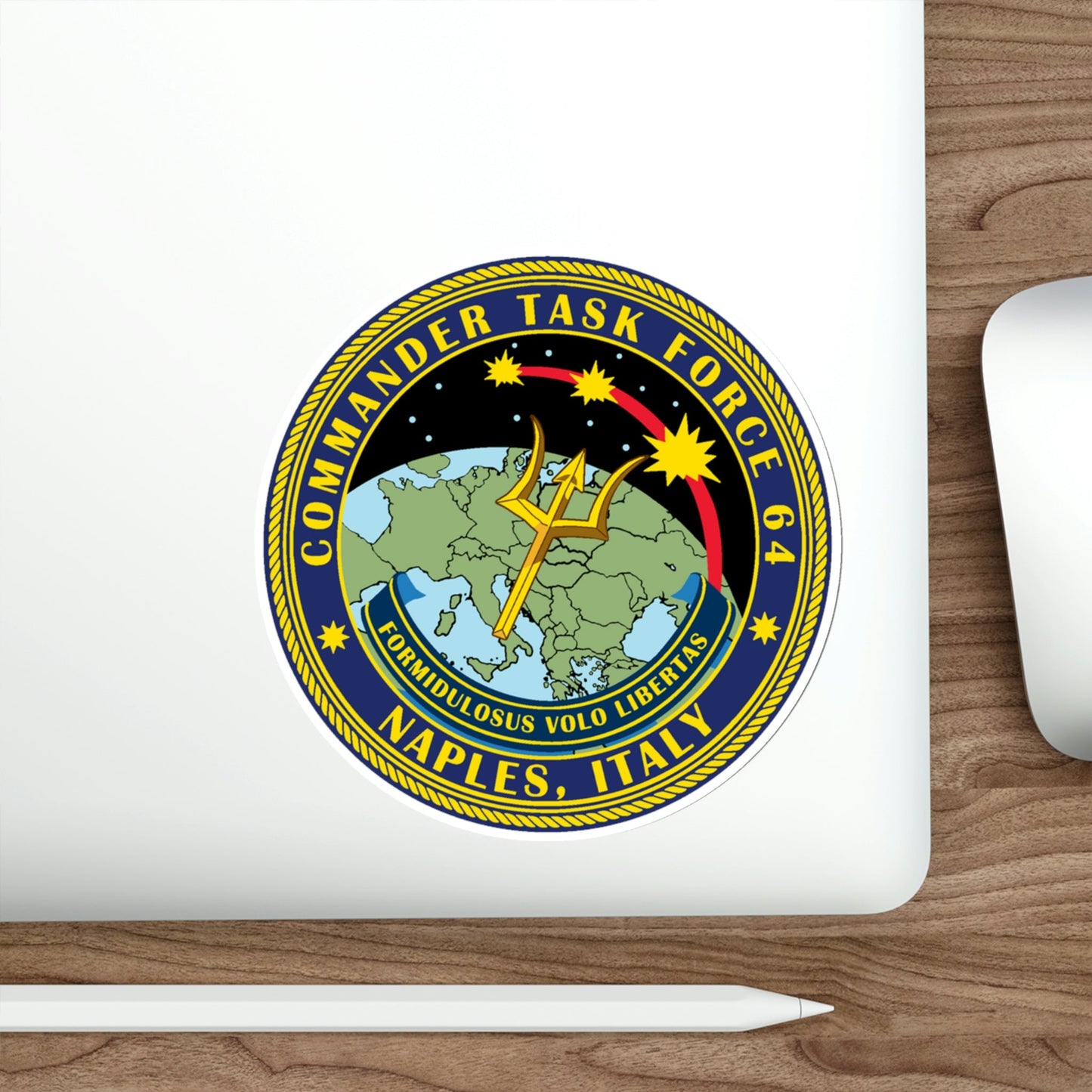 Commander Task Force 64 (U.S. Navy) STICKER Vinyl Die-Cut Decal-The Sticker Space