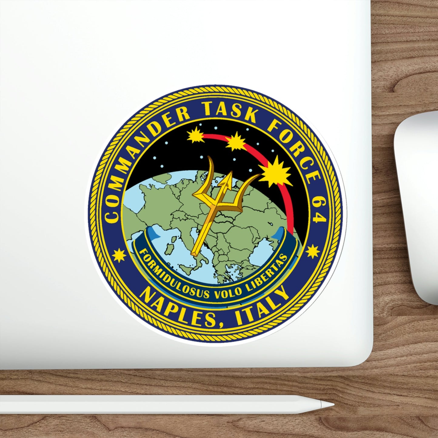 Commander Task Force 64 (U.S. Navy) STICKER Vinyl Die-Cut Decal-The Sticker Space
