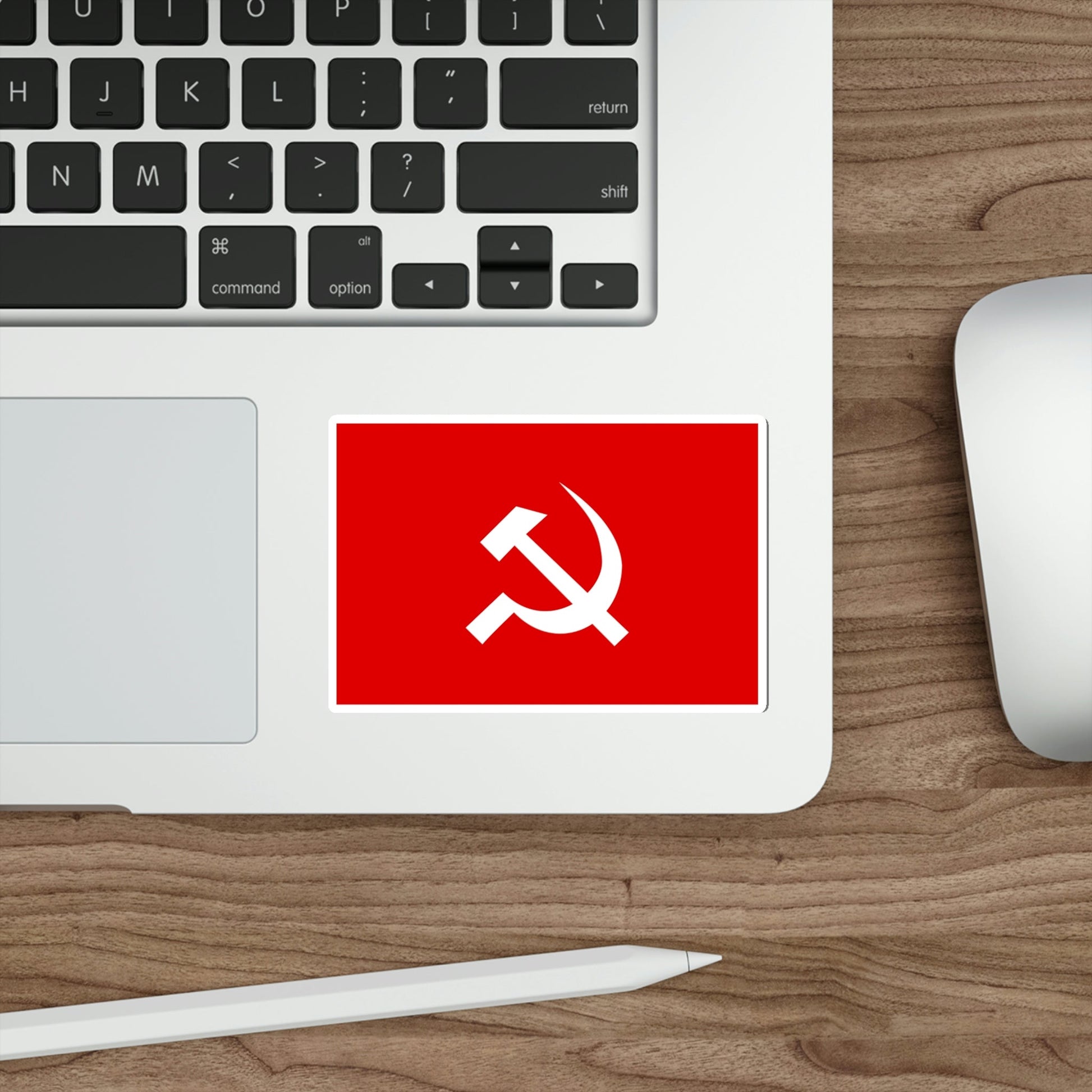 Communist Party of India Flag (India) STICKER Vinyl Die-Cut Decal-The Sticker Space