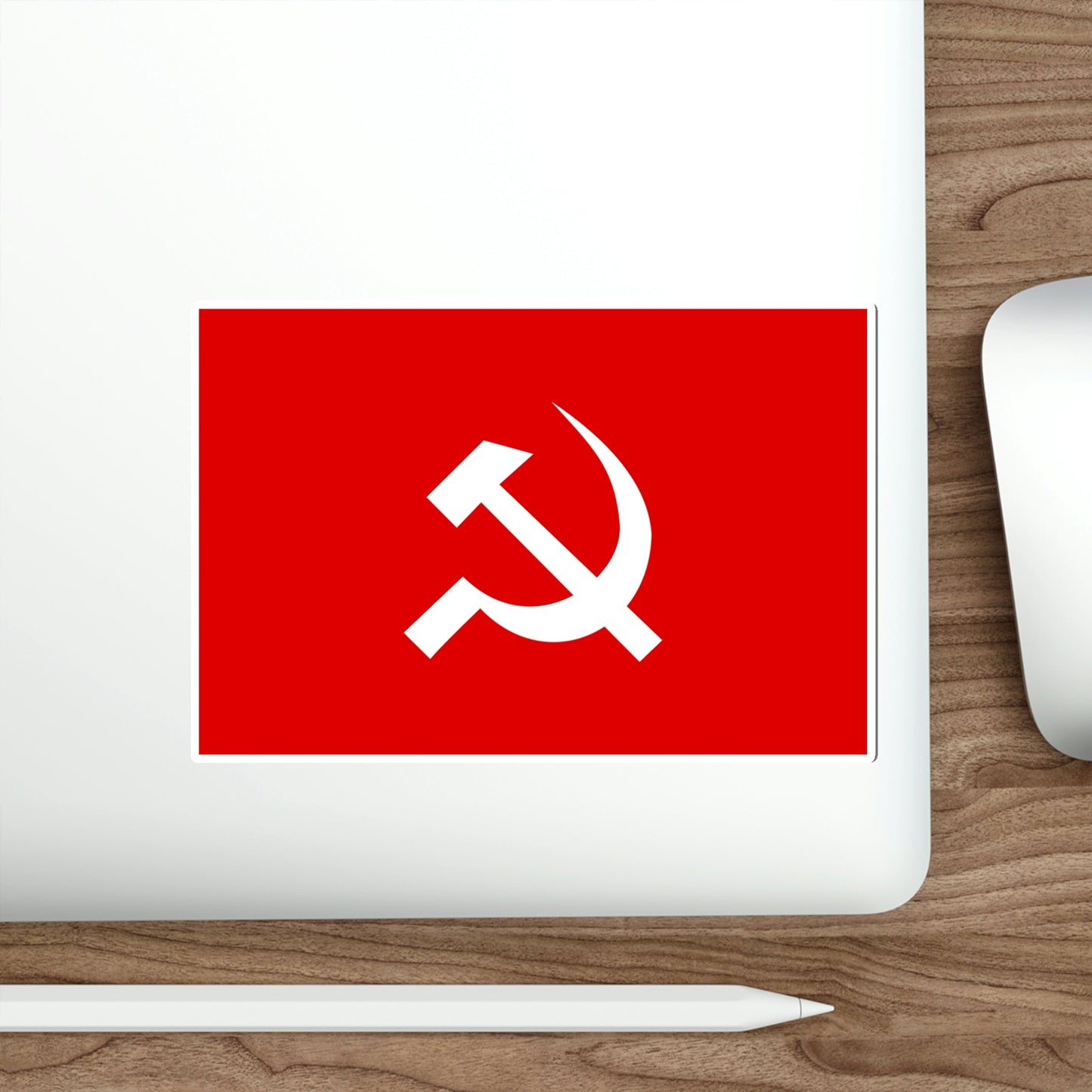 Communist Party of India Flag (India) STICKER Vinyl Die-Cut Decal-The Sticker Space