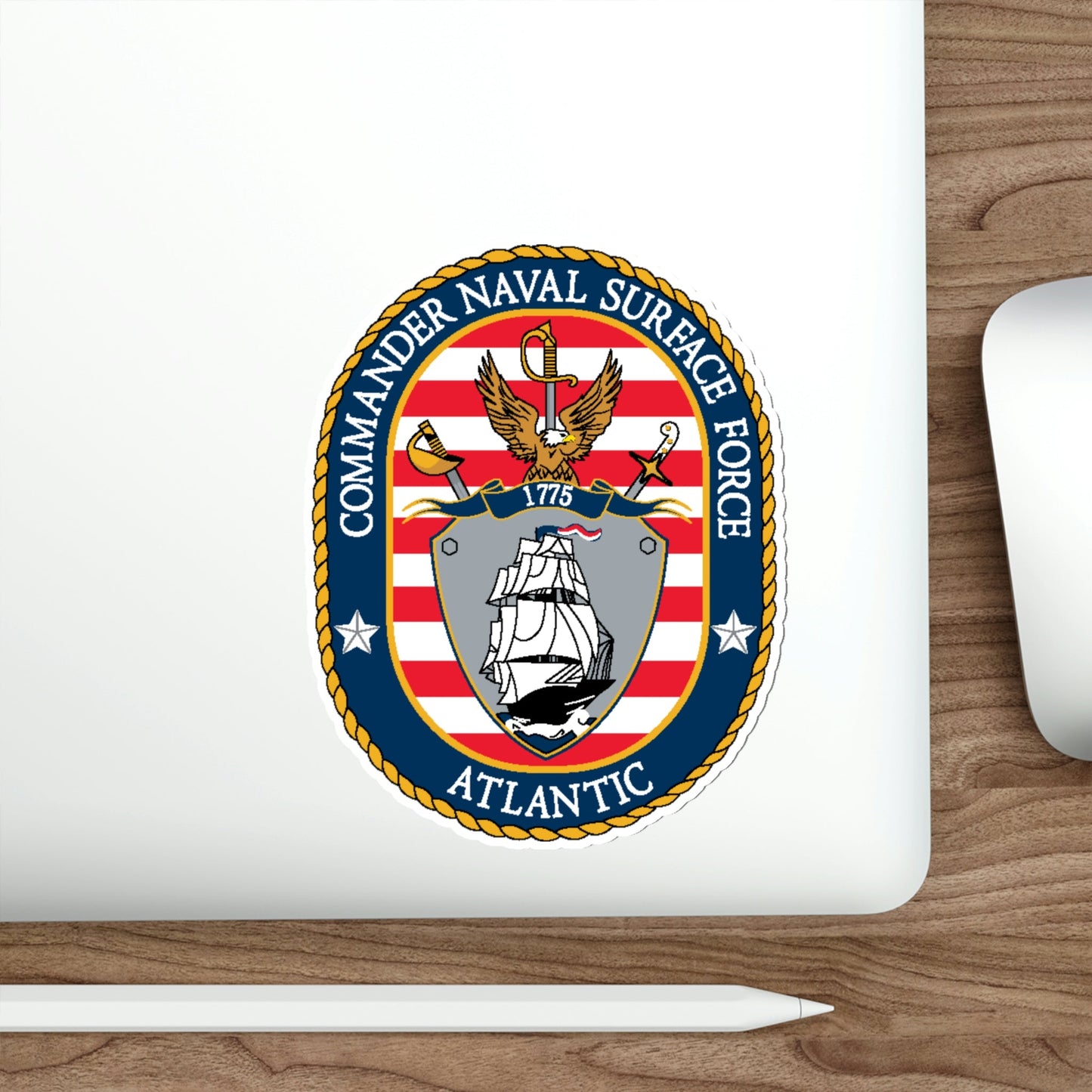 COMNAVSURFLANT N44 Commander Naval Surface Force Atlantic (U.S. Navy) STICKER Vinyl Die-Cut Decal-The Sticker Space