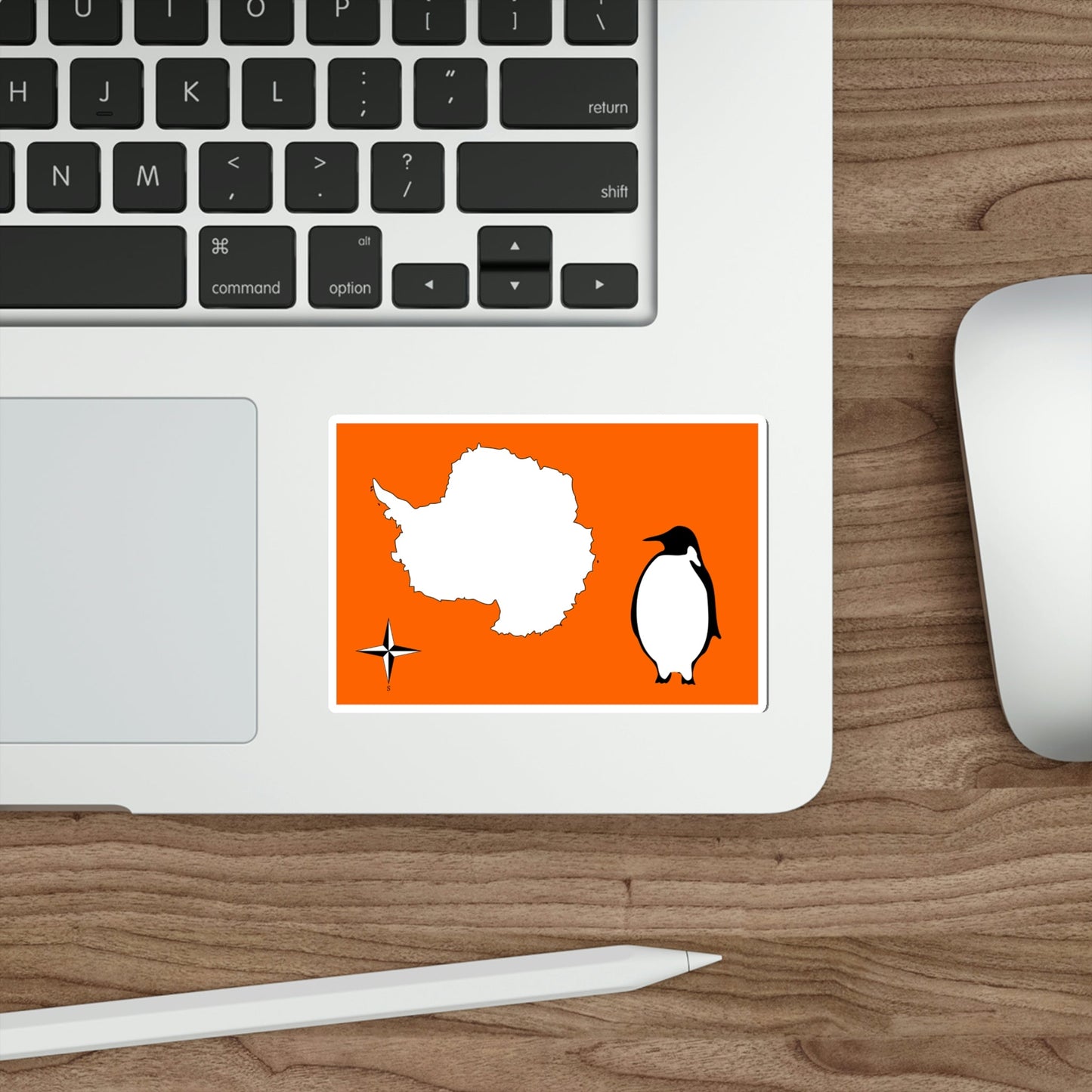 Cooper & Tucker’s Antarctica Flag Proposal STICKER Vinyl Die-Cut Decal-The Sticker Space