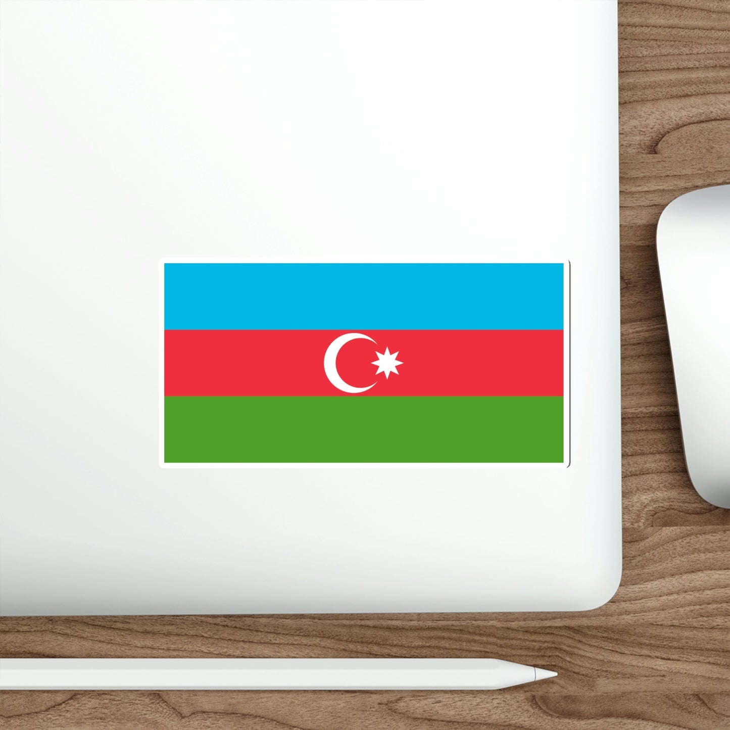 Copy of Flag of Azerbaijan STICKER Vinyl Die-Cut Decal-The Sticker Space