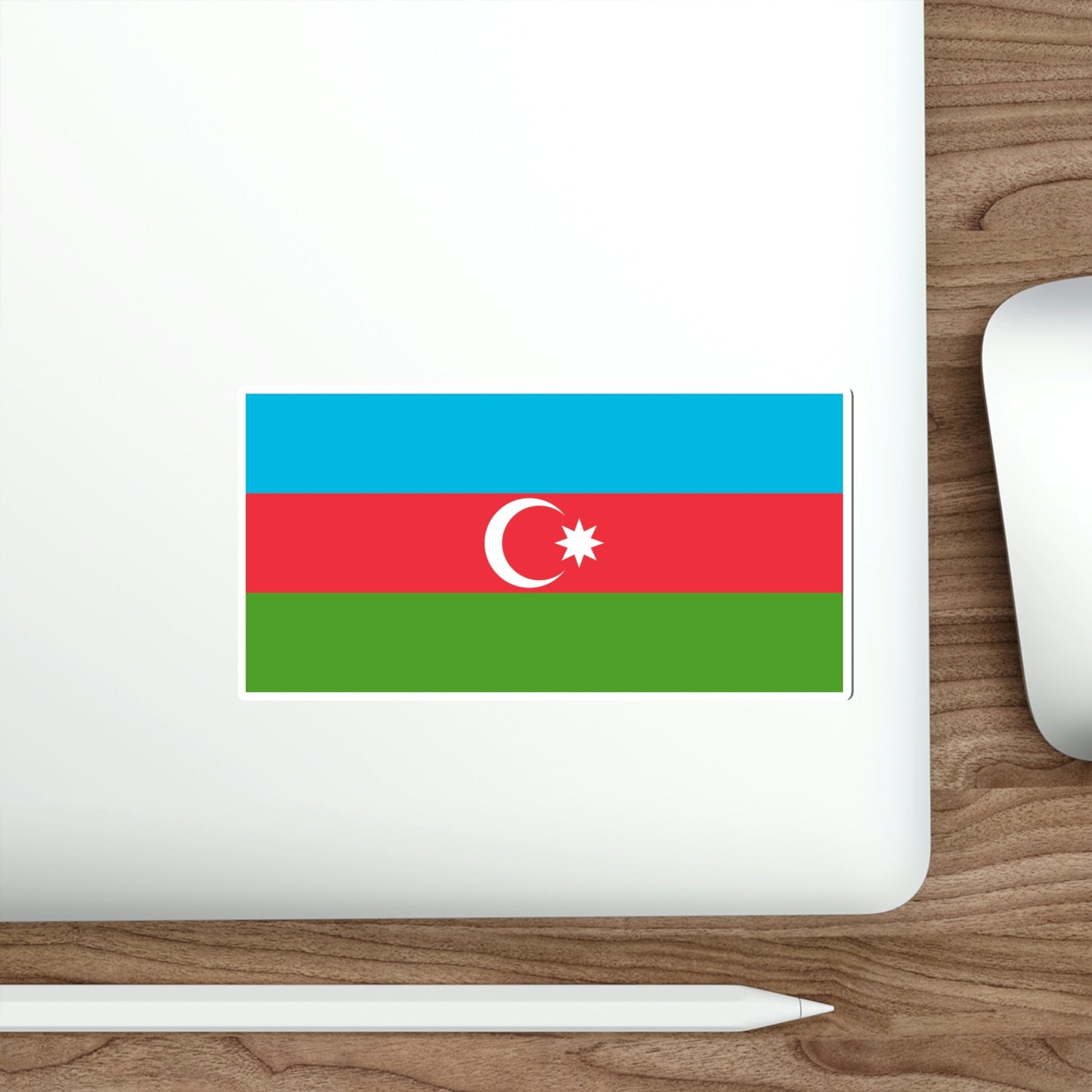 Copy of Flag of Azerbaijan STICKER Vinyl Die-Cut Decal-The Sticker Space