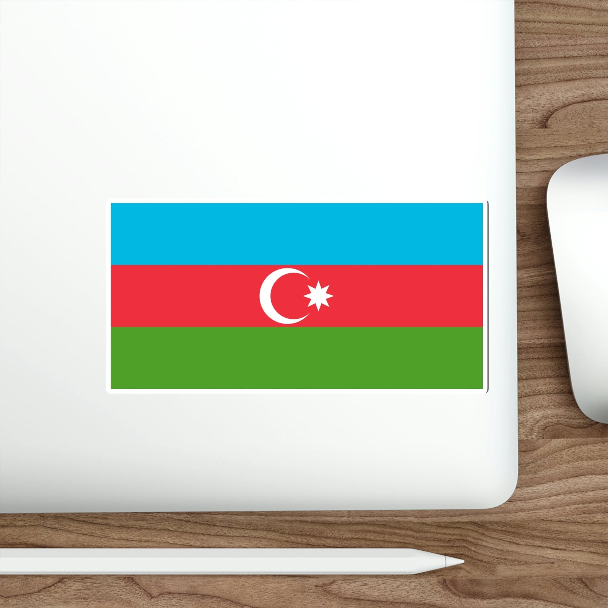 Copy of Flag of Azerbaijan STICKER Vinyl Die-Cut Decal-The Sticker Space