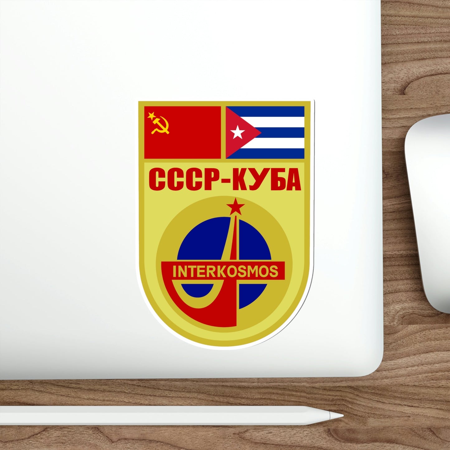 Copy of Soyuz 38 (Soviet Space Program) STICKER Vinyl Die-Cut Decal-The Sticker Space