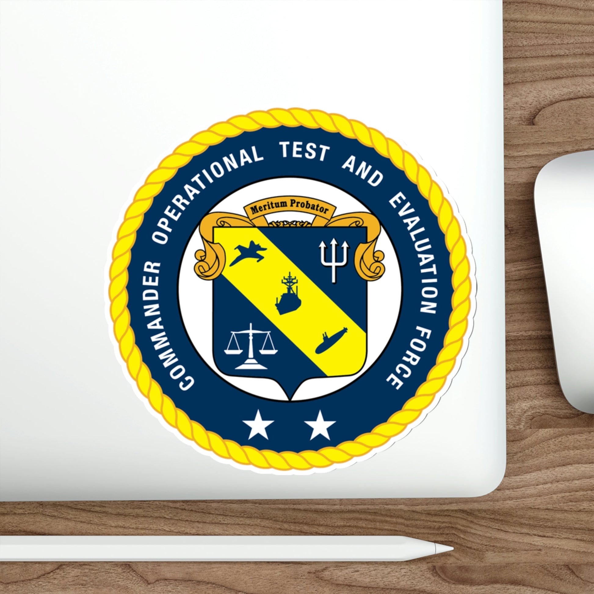 COTEF 2 Star Commander Operational Test and Evaluation Force (U.S. Navy) STICKER Vinyl Die-Cut Decal-The Sticker Space