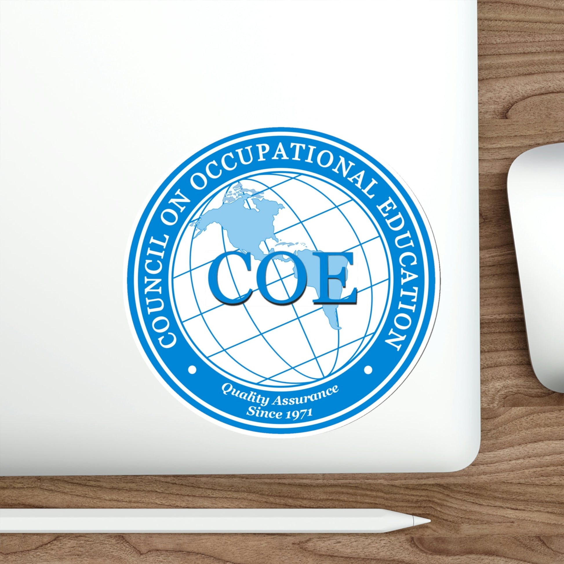 Council on Occupational Education (U.S. Navy) STICKER Vinyl Die-Cut Decal-The Sticker Space