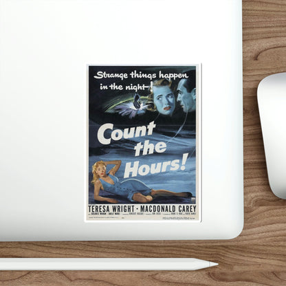 Count the Hours 1953 Movie Poster STICKER Vinyl Die-Cut Decal-The Sticker Space