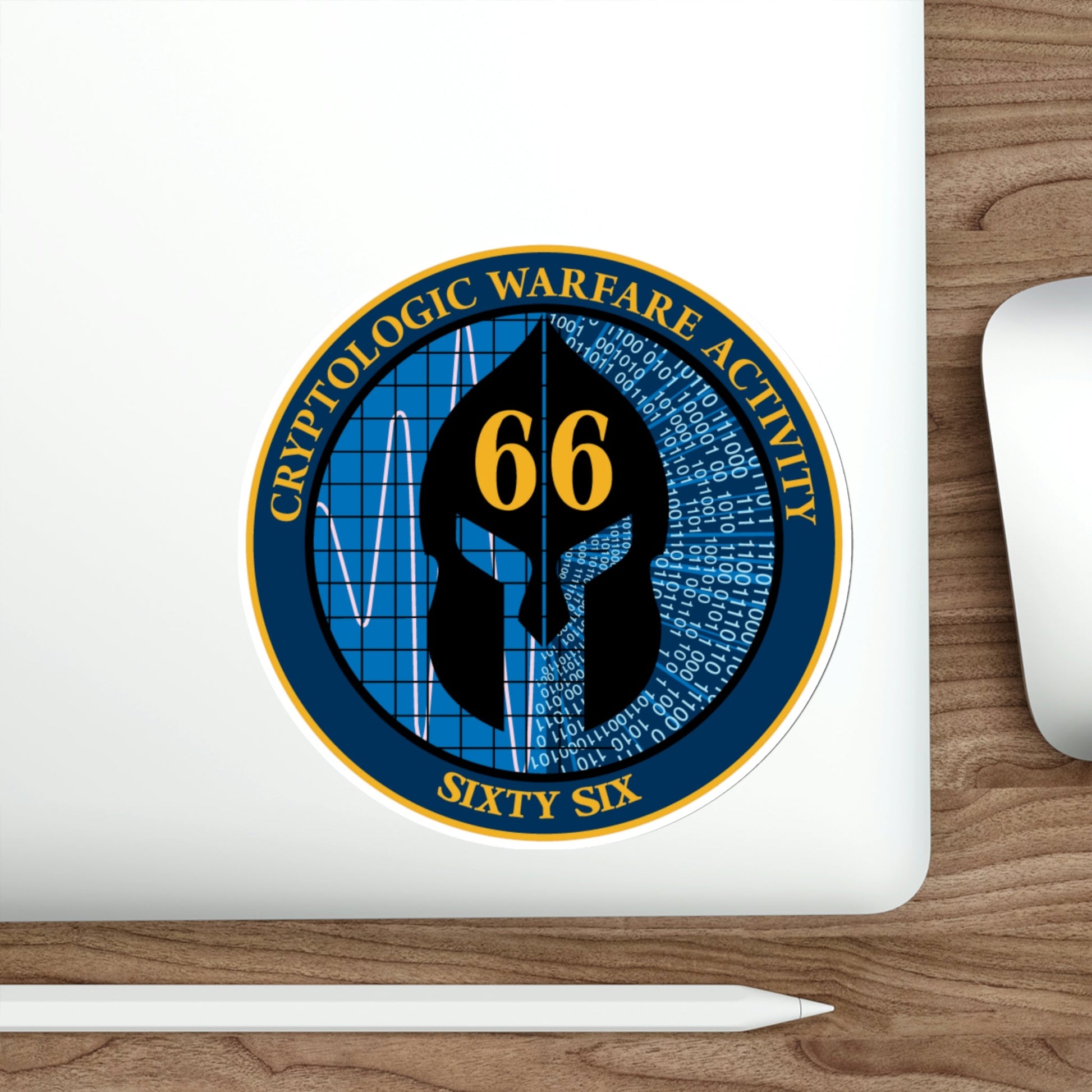 Cryptologic Warfare Activity 66 (U.S. Navy) STICKER Vinyl Die-Cut Decal-The Sticker Space