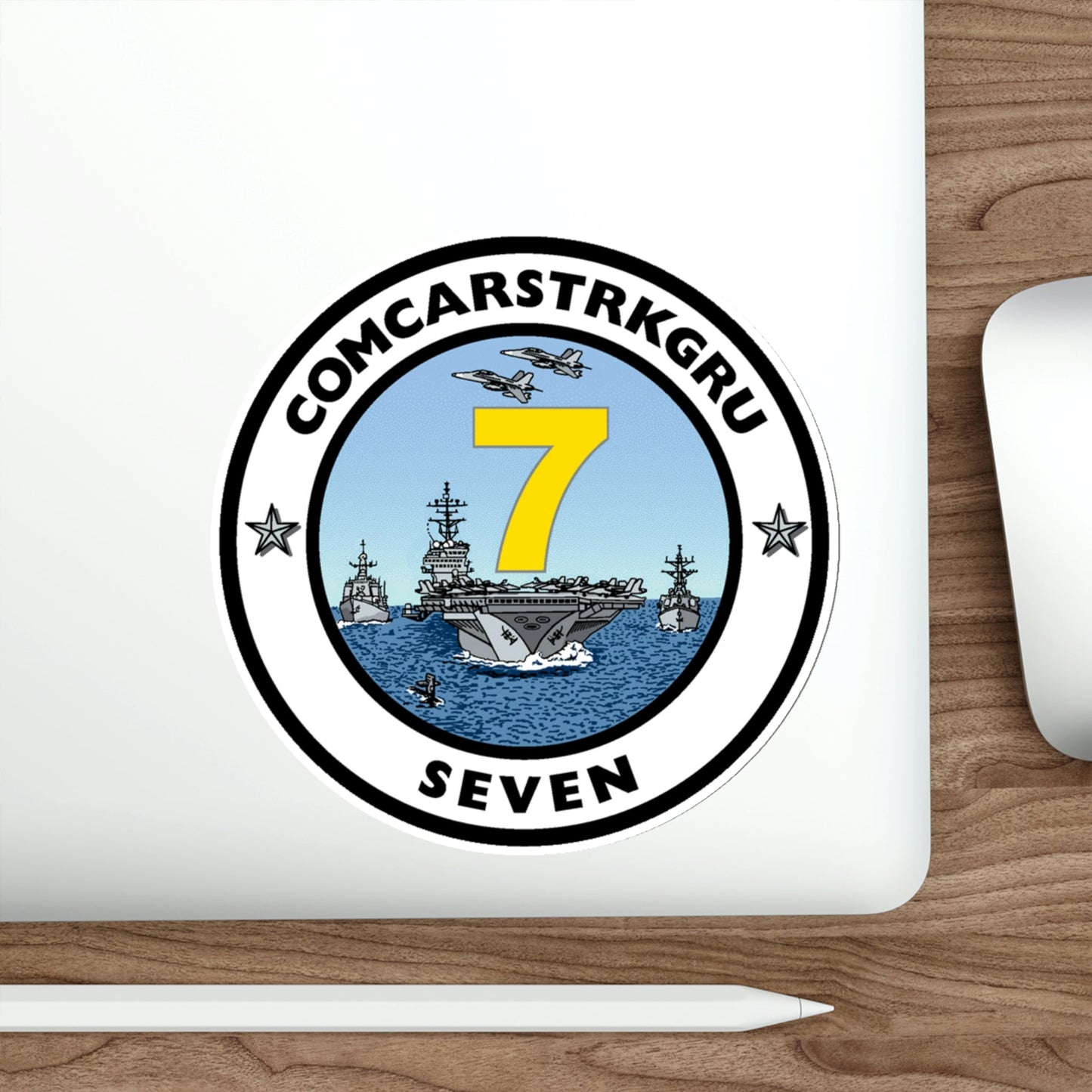 CSG 7 Carrier Strike Group Seven COMCARSTRKGRU SEVEN (U.S. Navy) STICKER Vinyl Die-Cut Decal-The Sticker Space