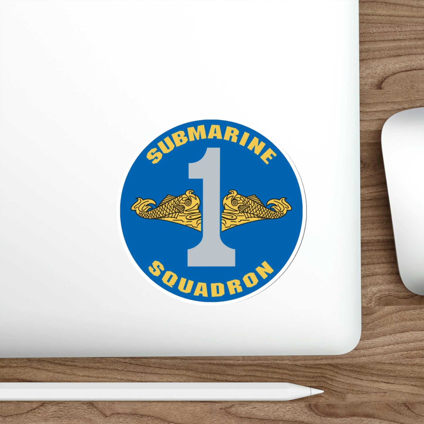 CSS 1 Gold Commander Submarine Squadron 1 (U.S. Navy) STICKER Vinyl Die-Cut Decal-The Sticker Space