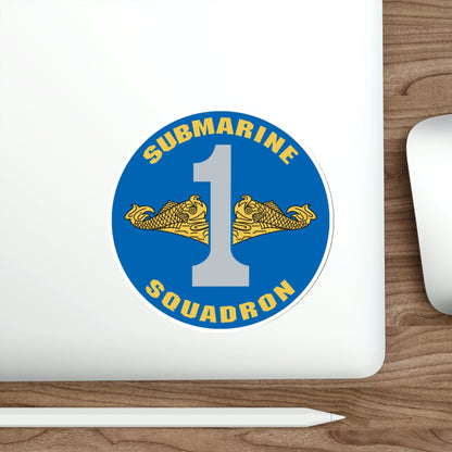 CSS 1 Gold Commander Submarine Squadron 1 (U.S. Navy) STICKER Vinyl Die-Cut Decal-The Sticker Space