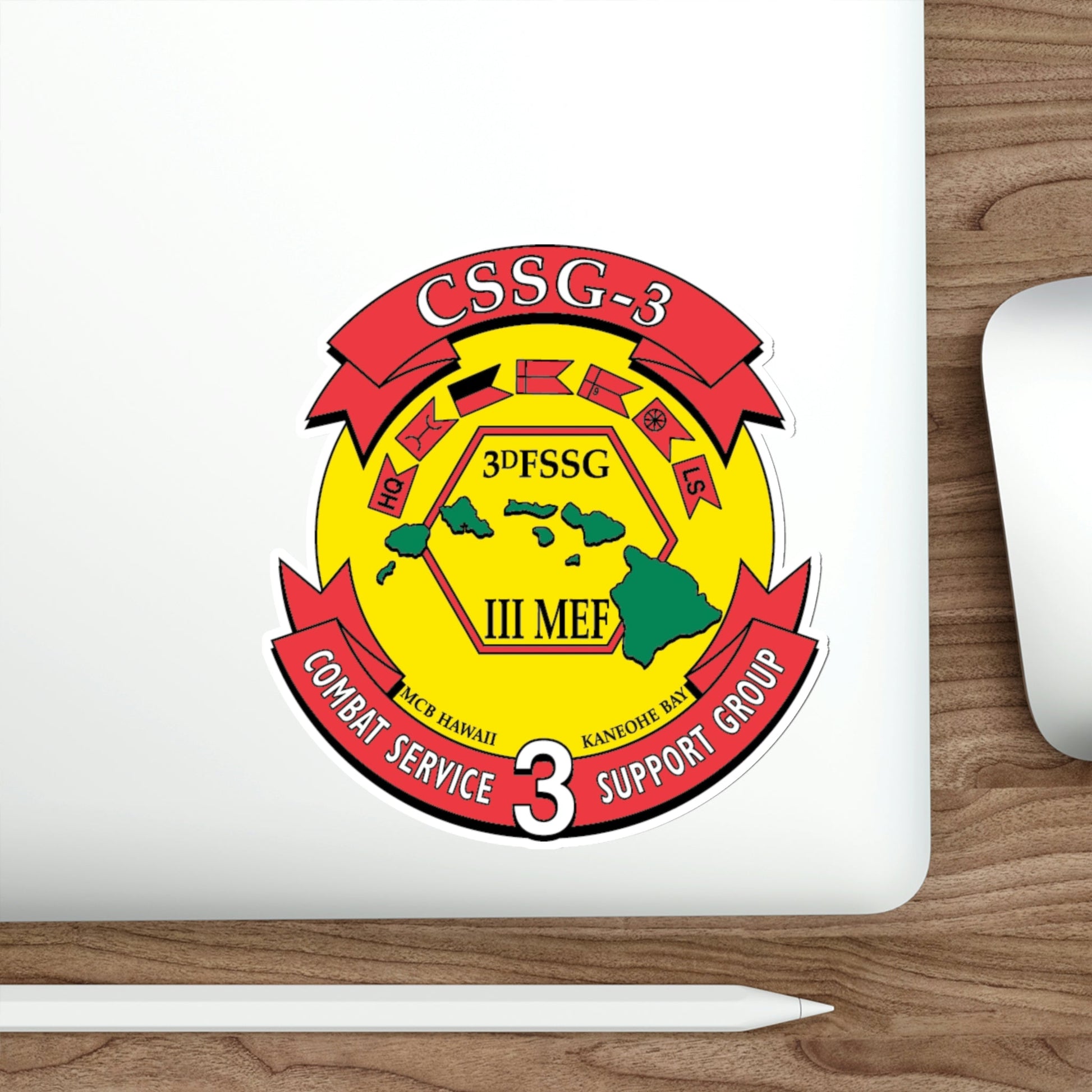 CSSG 3 Combat Service Support Group 3 (USMC) STICKER Vinyl Die-Cut Decal-The Sticker Space