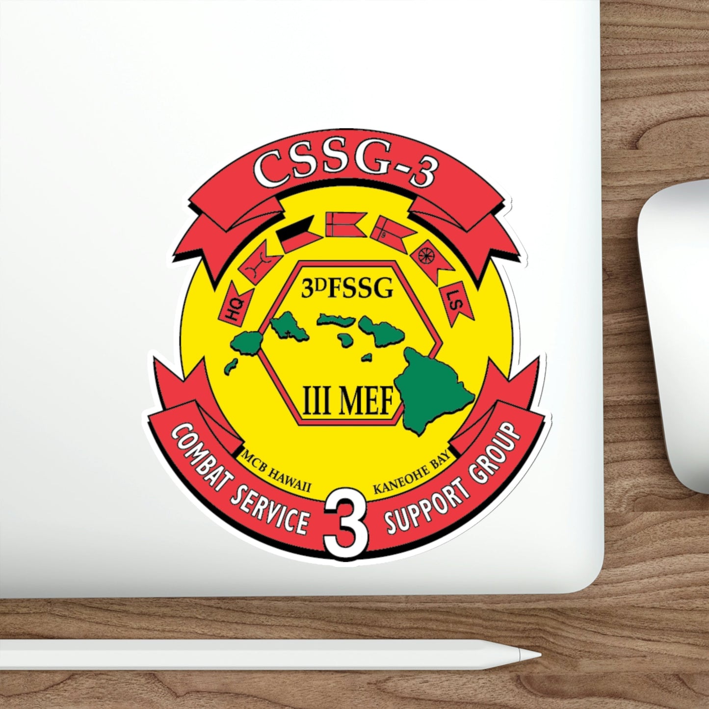 CSSG 3 Combat Service Support Group 3 (USMC) STICKER Vinyl Die-Cut Decal-The Sticker Space