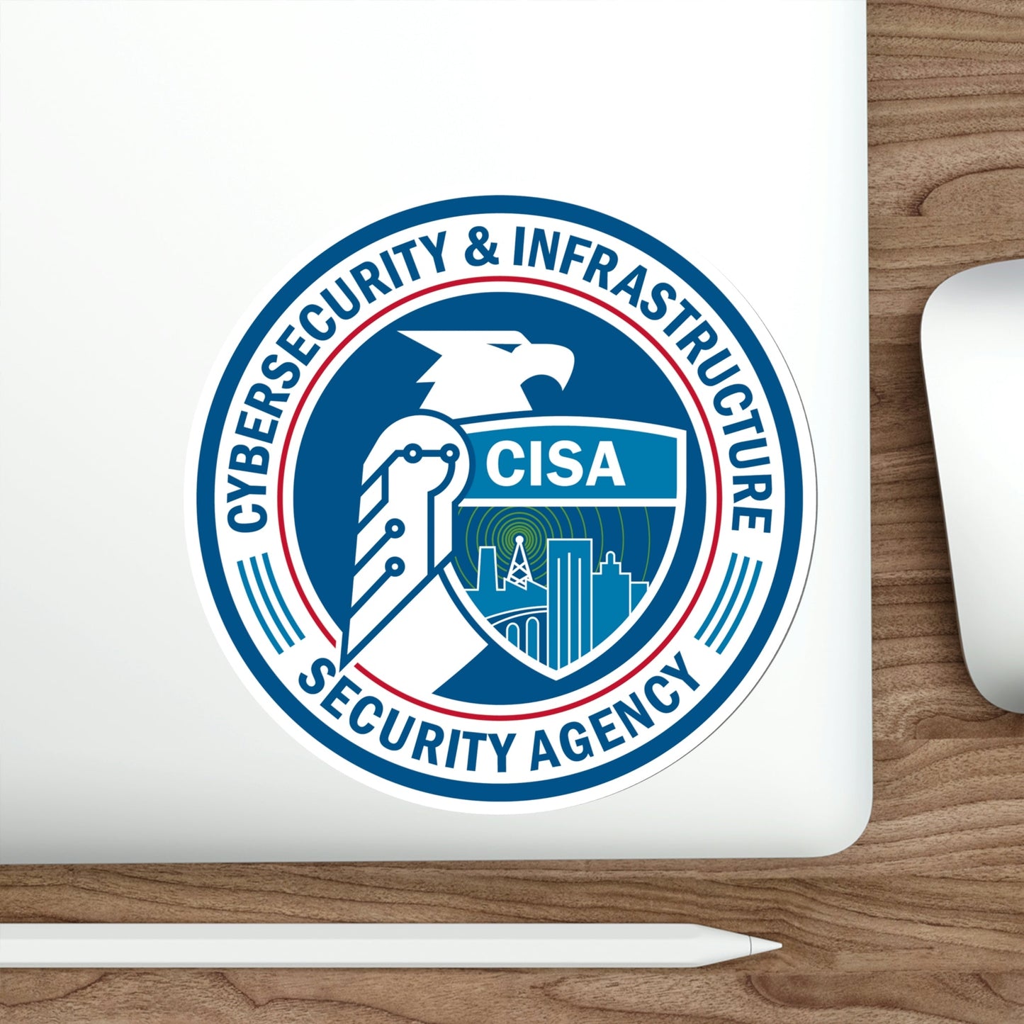 Cybersecurity and Infrastructure Security Agency CISA STICKER Vinyl Die-Cut Decal-The Sticker Space