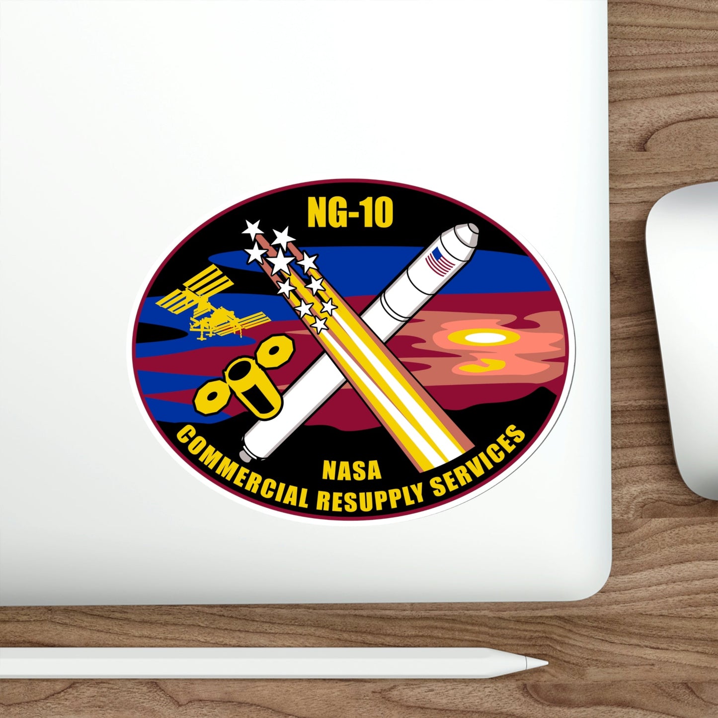 Cygnus NG-10 (SpaceX) STICKER Vinyl Die-Cut Decal-The Sticker Space