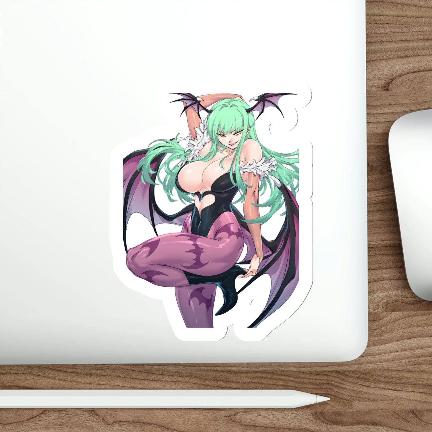 Darkstalkers - Morrigan Aensland v2 (Anime/Ecchi/Waifu) STICKER Vinyl Die-Cut Decal-The Sticker Space