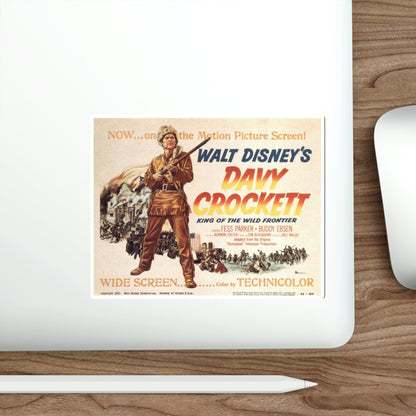 Davy Crockett King of the Wild Frontier 1955 Movie Poster STICKER Vinyl Die-Cut Decal-The Sticker Space