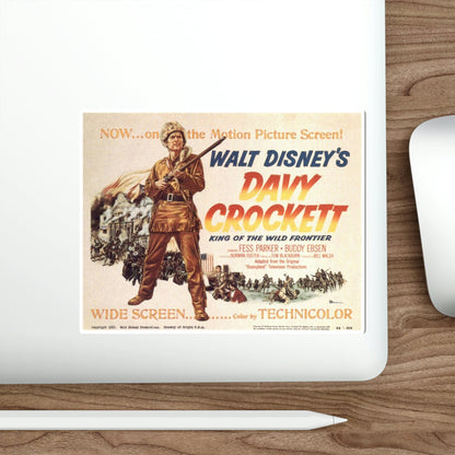 Davy Crockett King of the Wild Frontier 1955 Movie Poster STICKER Vinyl Die-Cut Decal-The Sticker Space