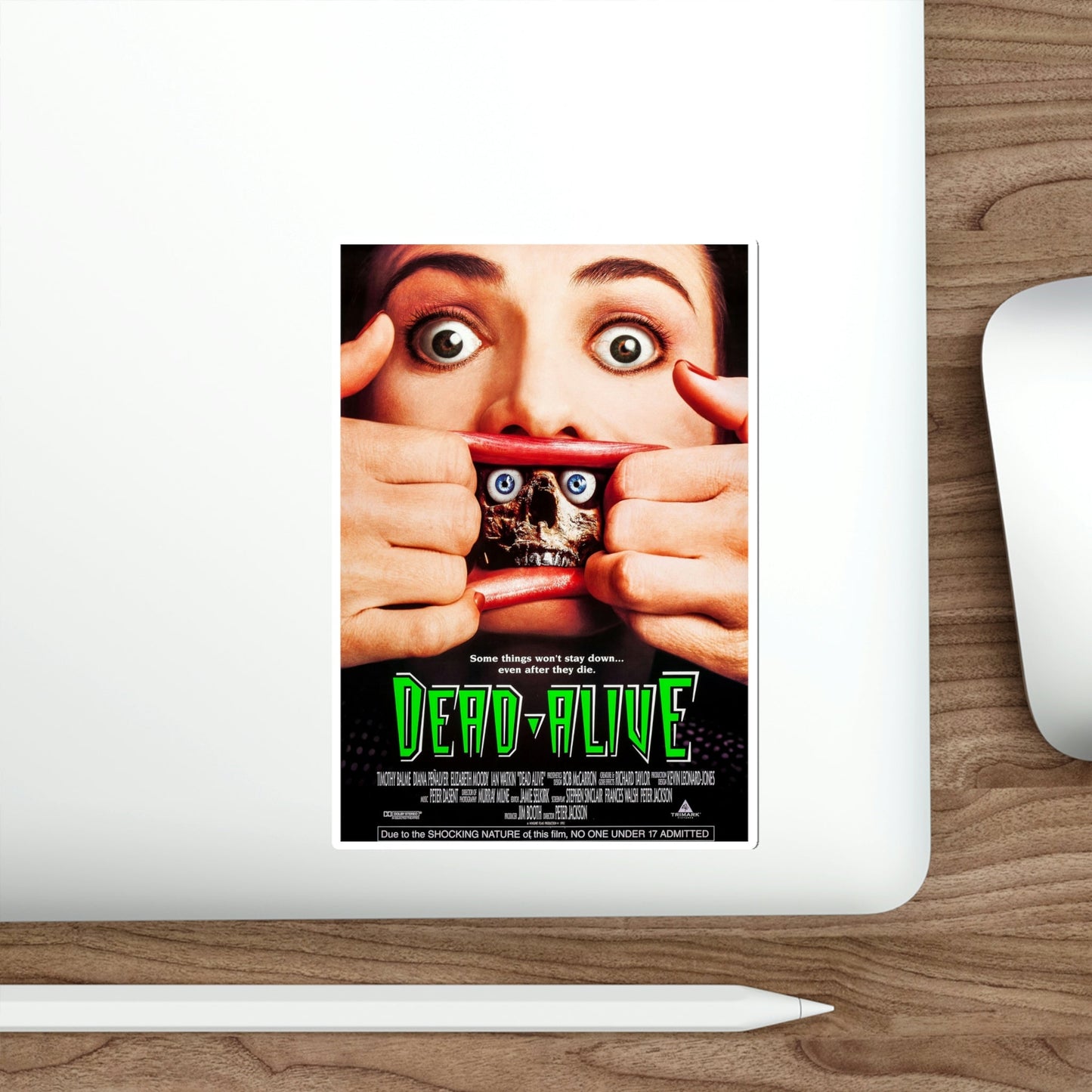 Dead Alive aka Braindead 1992 Movie Poster STICKER Vinyl Die-Cut Decal-The Sticker Space