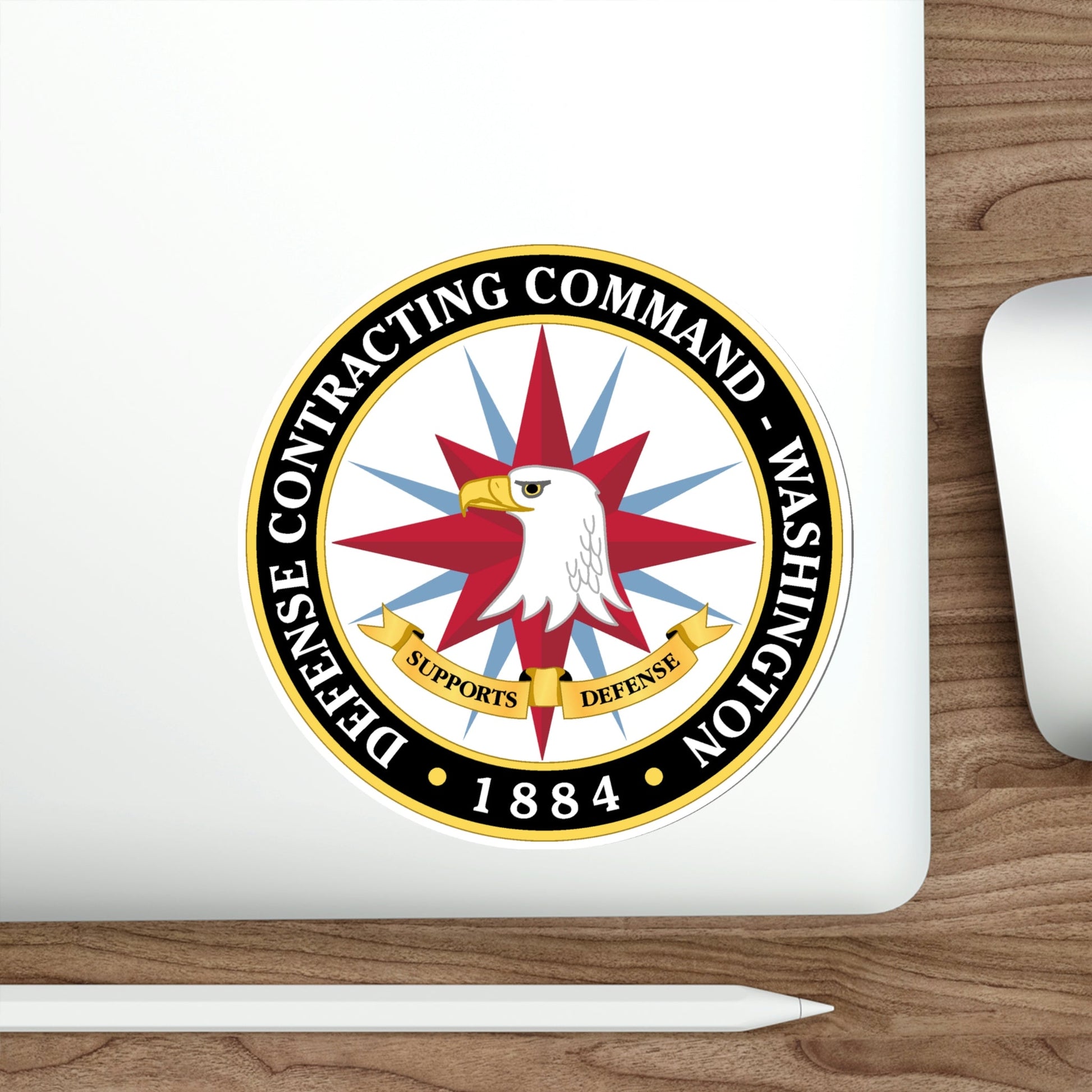 Defense Contracting Command Washington (U.S. Army) STICKER Vinyl Die-Cut Decal-The Sticker Space