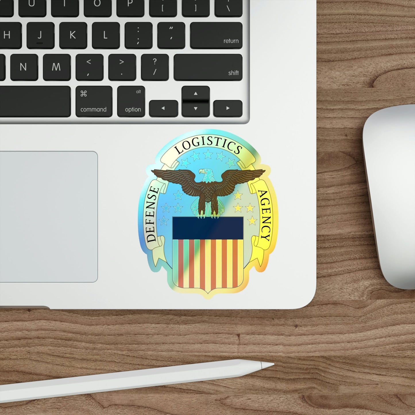 Defense Logistics Agency (U.S. Army) Holographic STICKER Die-Cut Vinyl Decal-The Sticker Space