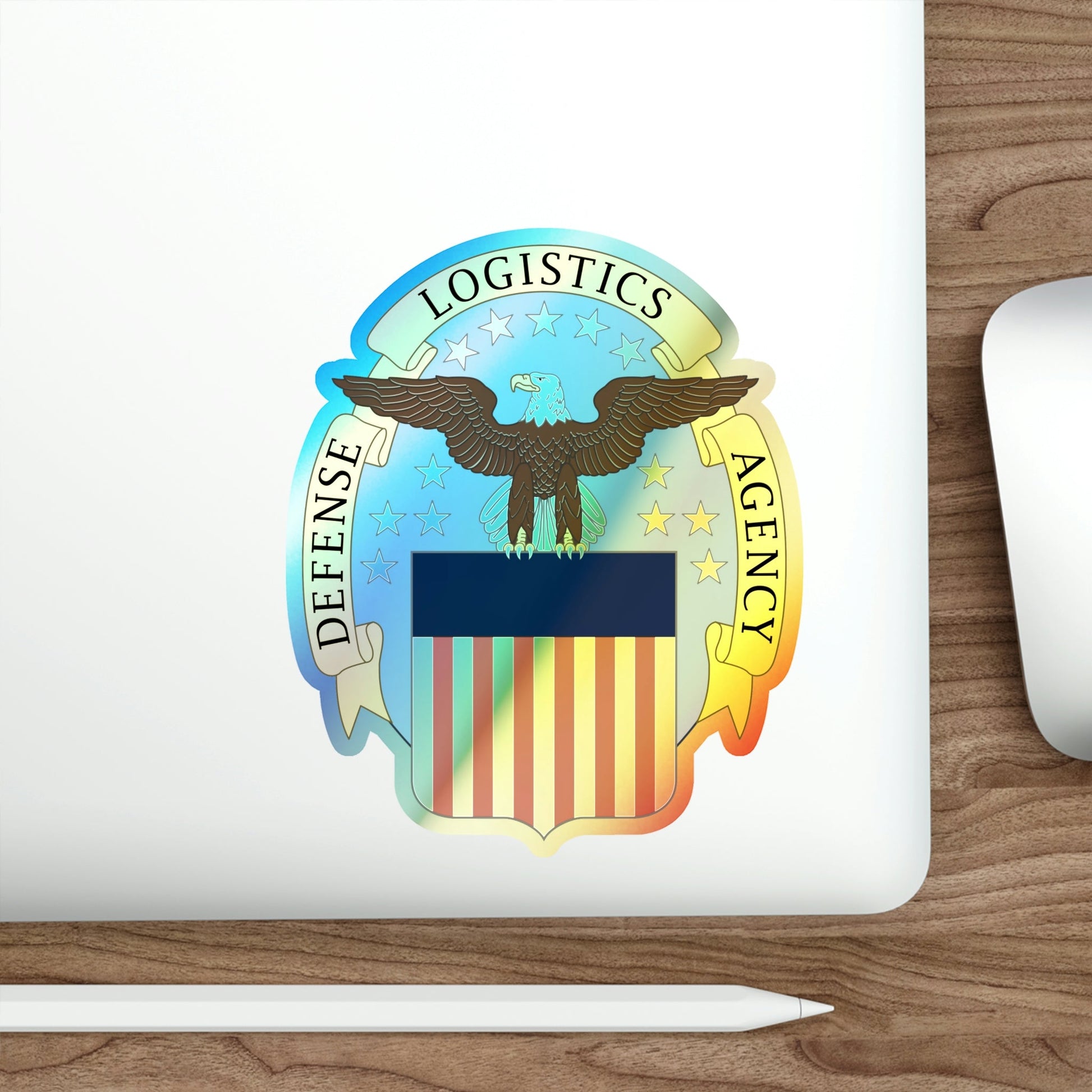 Defense Logistics Agency (U.S. Army) Holographic STICKER Die-Cut Vinyl Decal-The Sticker Space