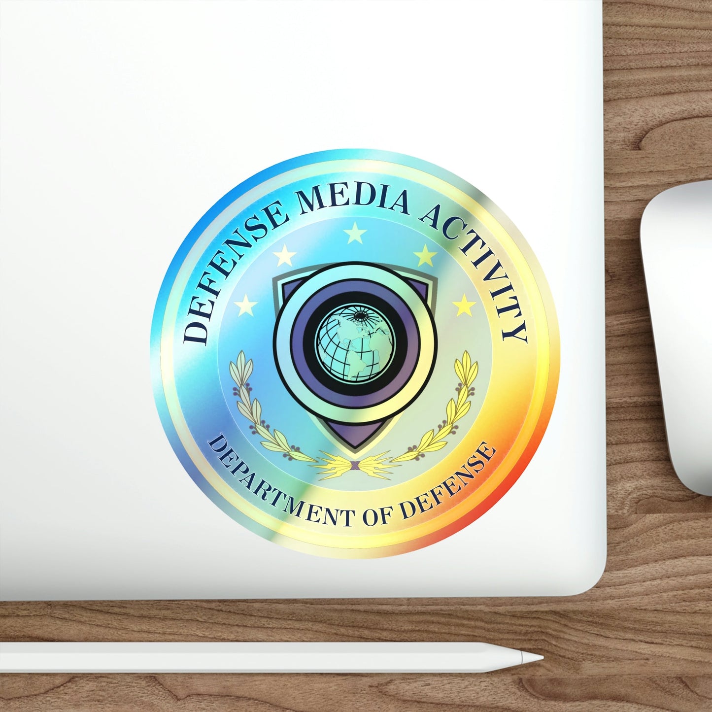 Defense Media Activity (U.S. Army) Holographic STICKER Die-Cut Vinyl Decal-The Sticker Space