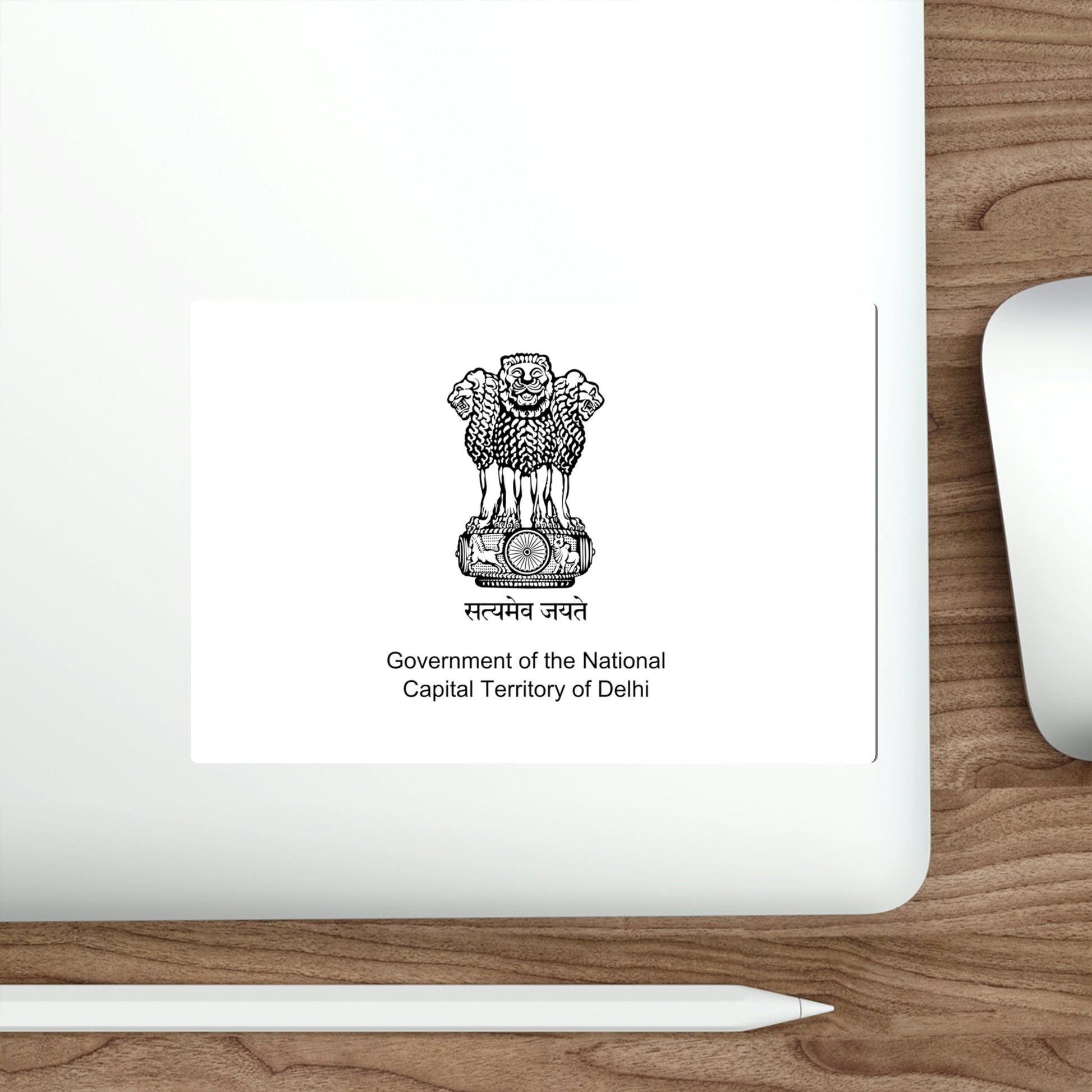 Delhi Capital Territory Flag (India) STICKER Vinyl Die-Cut Decal-The Sticker Space