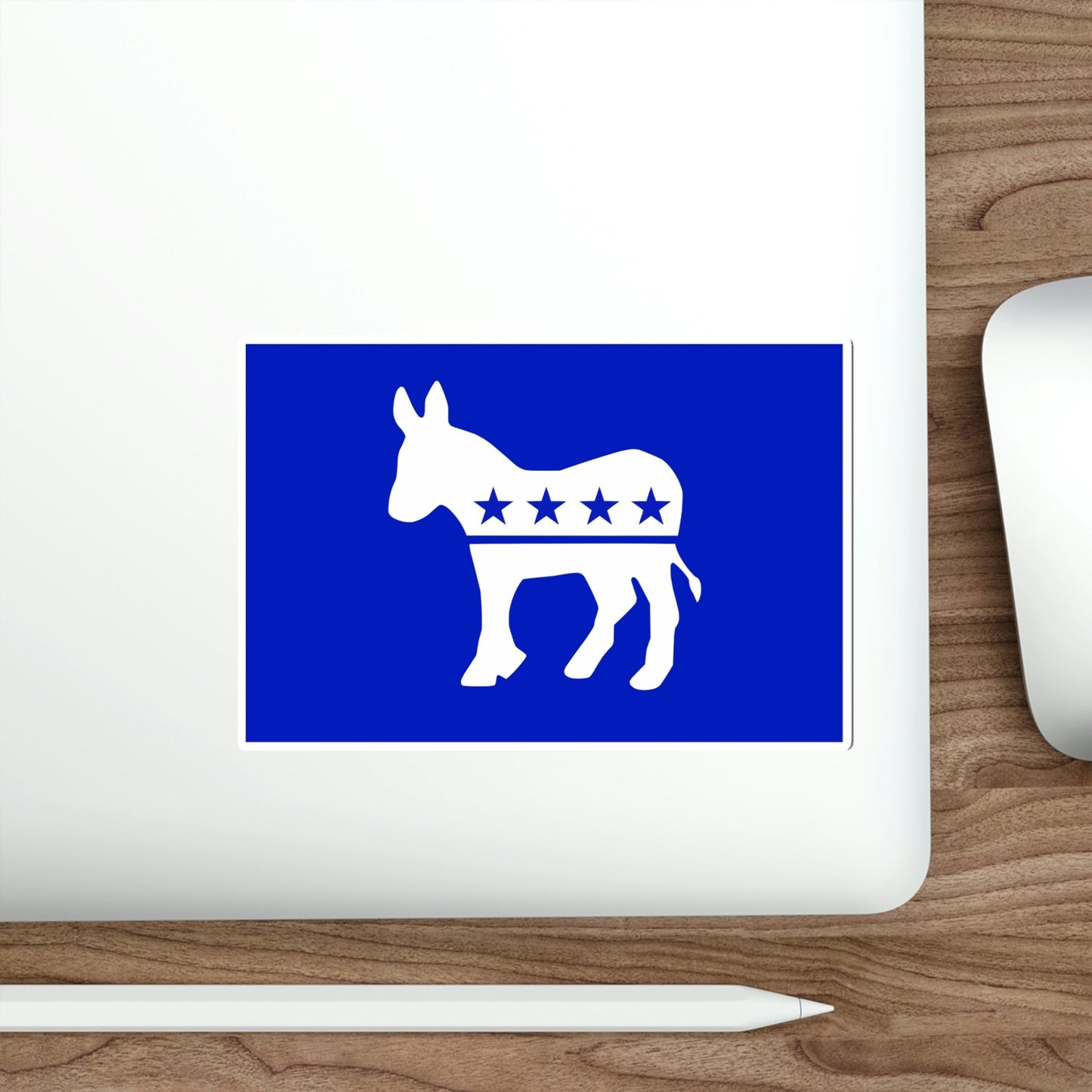 Democratic Party Flag v2 STICKER Vinyl Die-Cut Decal-The Sticker Space